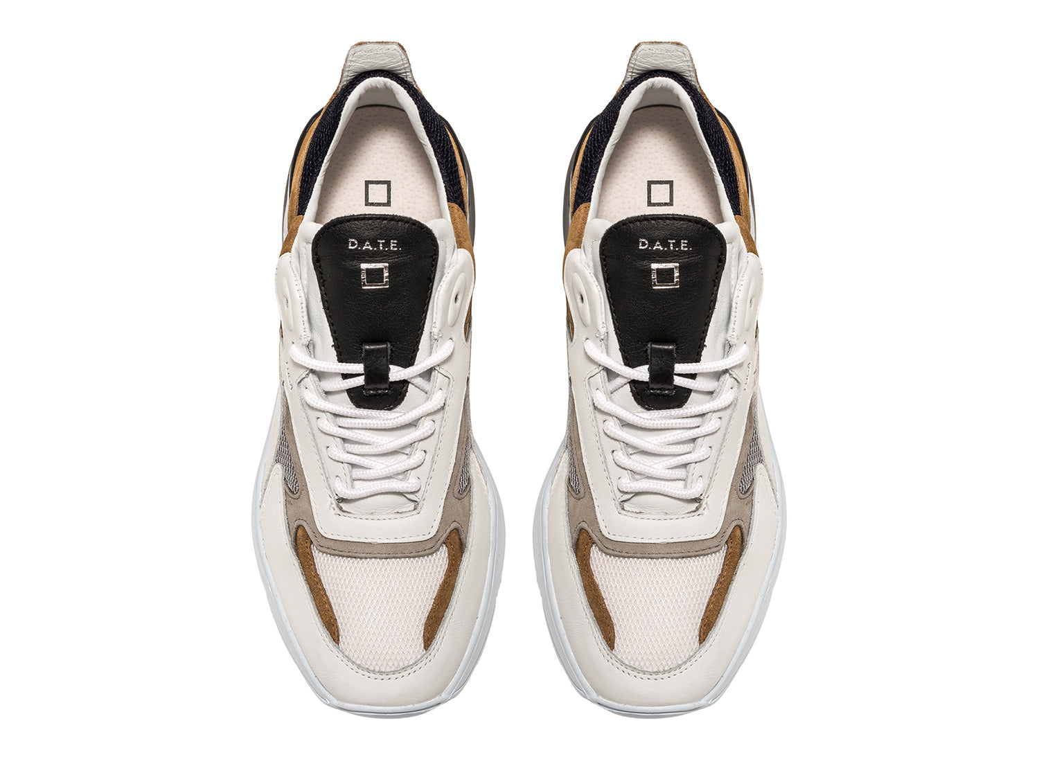 Running Sneaker Fuga Mesh / Bianco - Ideal Moda