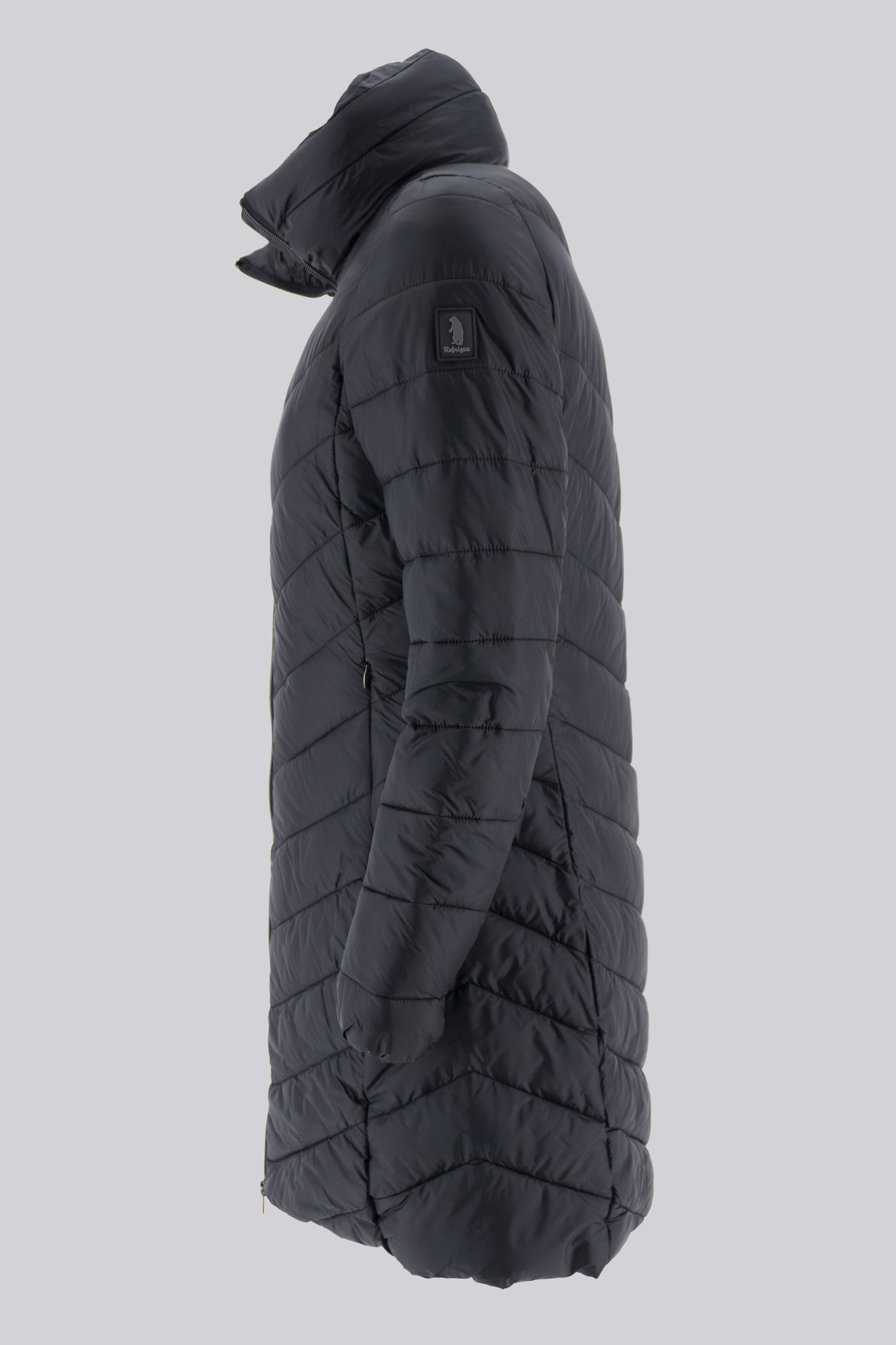 Piumino Lungo / Nero - Ideal Moda