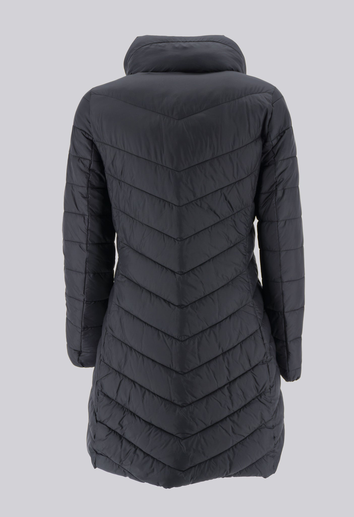 Piumino Lungo / Nero - Ideal Moda