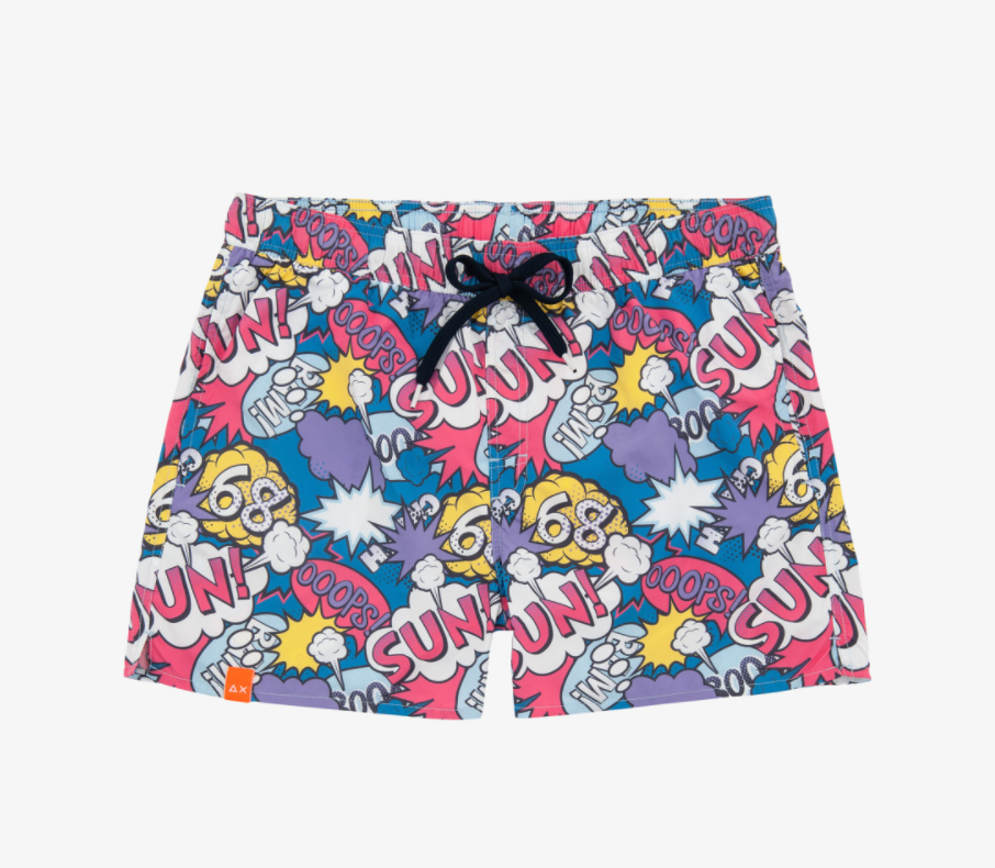 Pantaloncino Mare a Fantasia / Multicolor - Ideal Moda