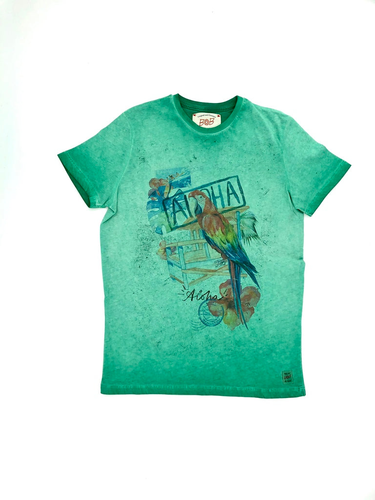T-Shirt Bob / Verde - Ideal Moda