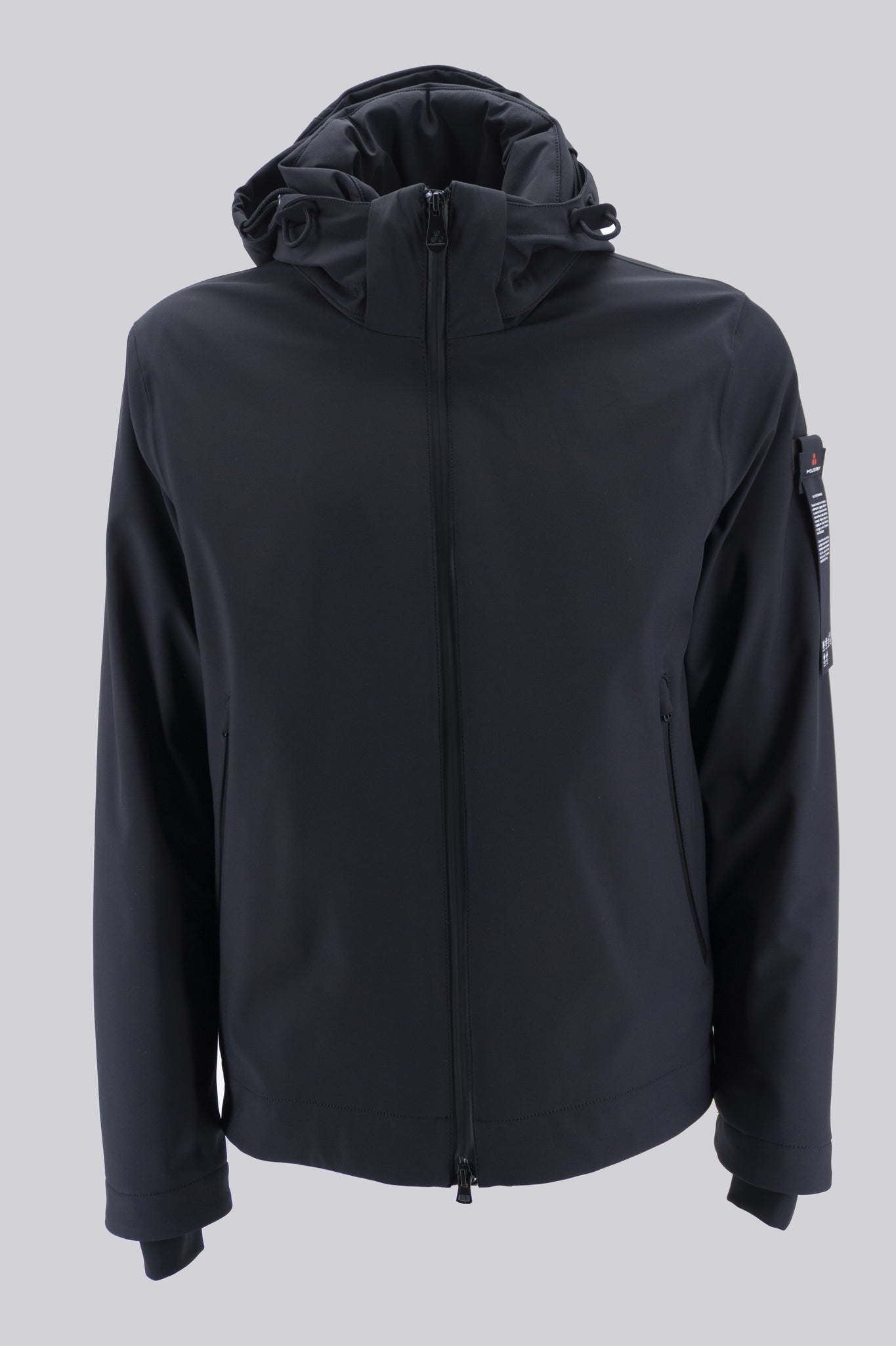 Bomber Liscio in Tessuto in Tre Strati / Nero - Ideal Moda