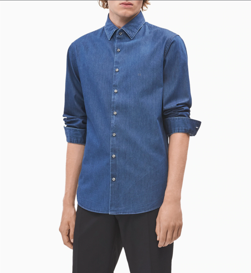 Camicia di jeans slim / Jeans - Ideal Moda