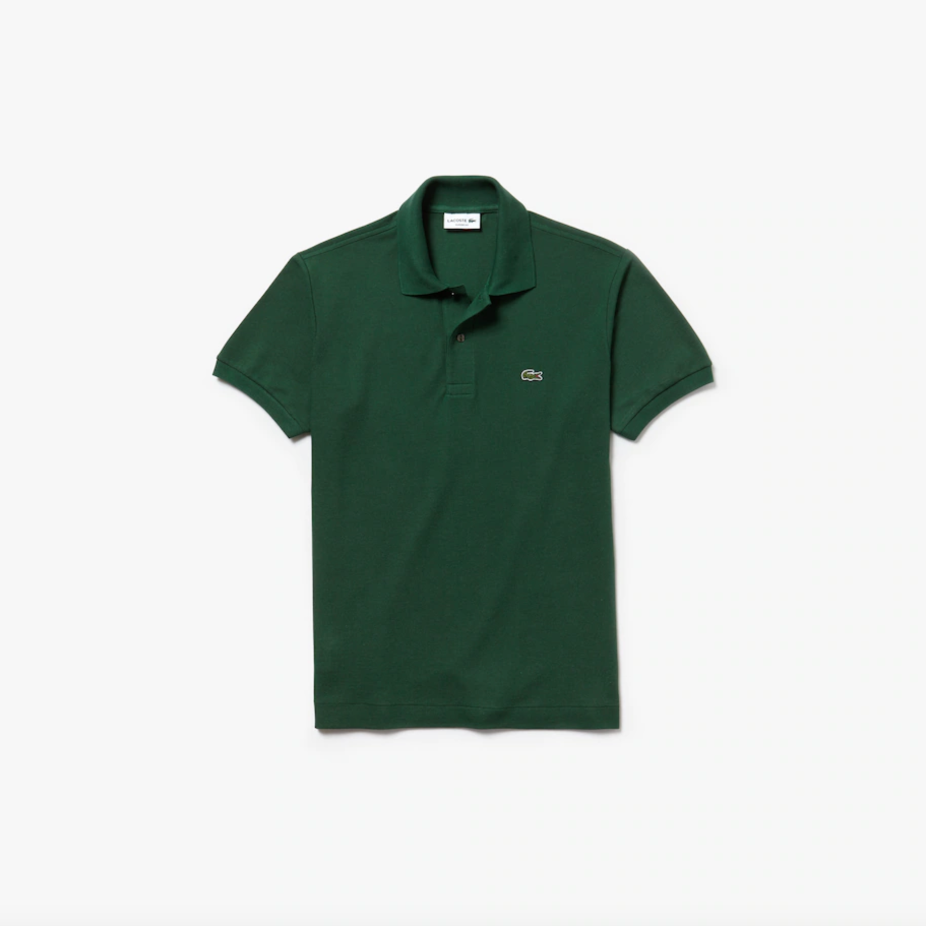 Polo Lacoste Classic Fit L.12.12 di taglio classico in petit piqué / Verde - Ideal Moda