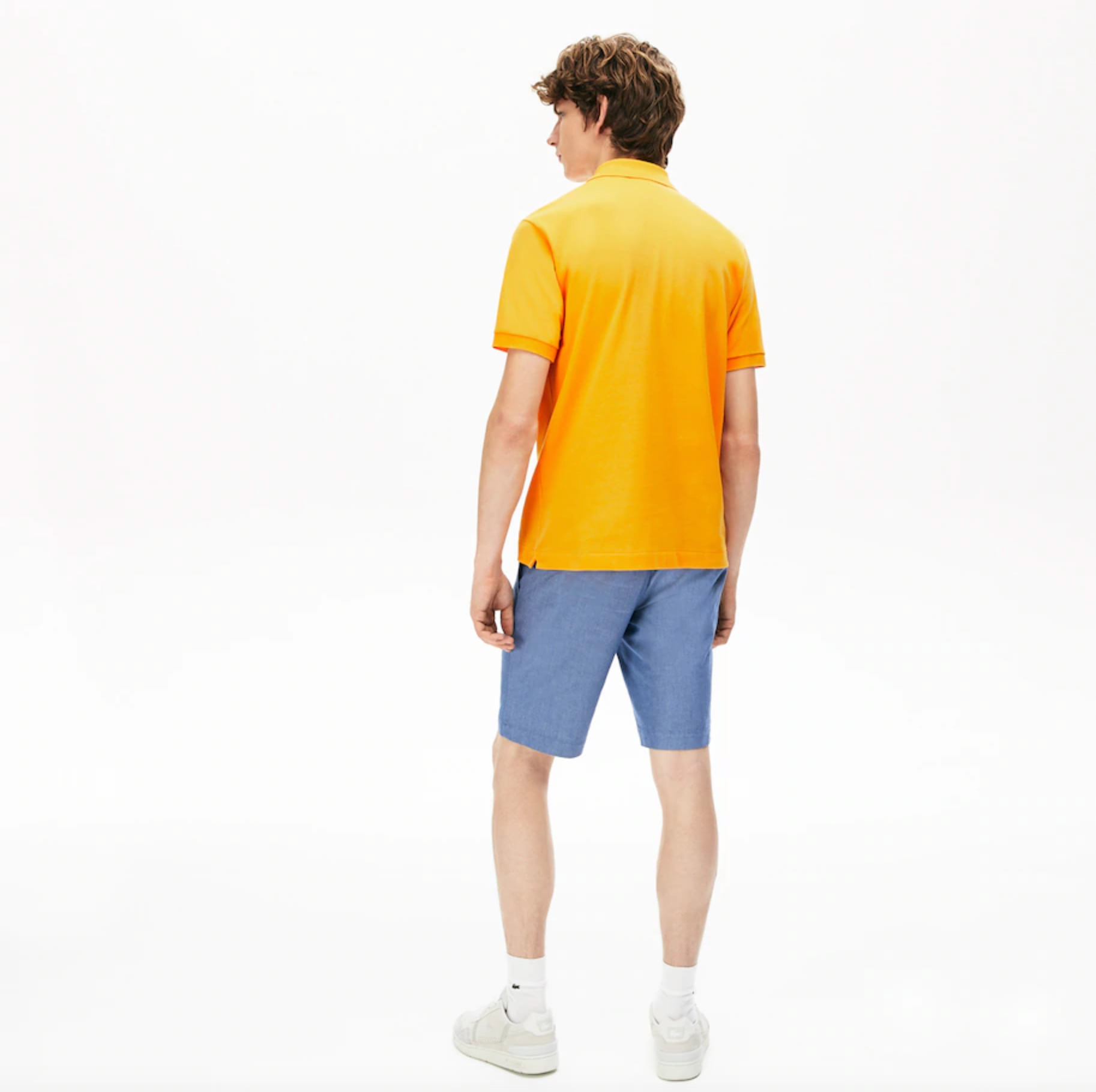 Polo Lacoste Classic Fit L.12.12 di taglio classico in petit piqué / Arancione - Ideal Moda