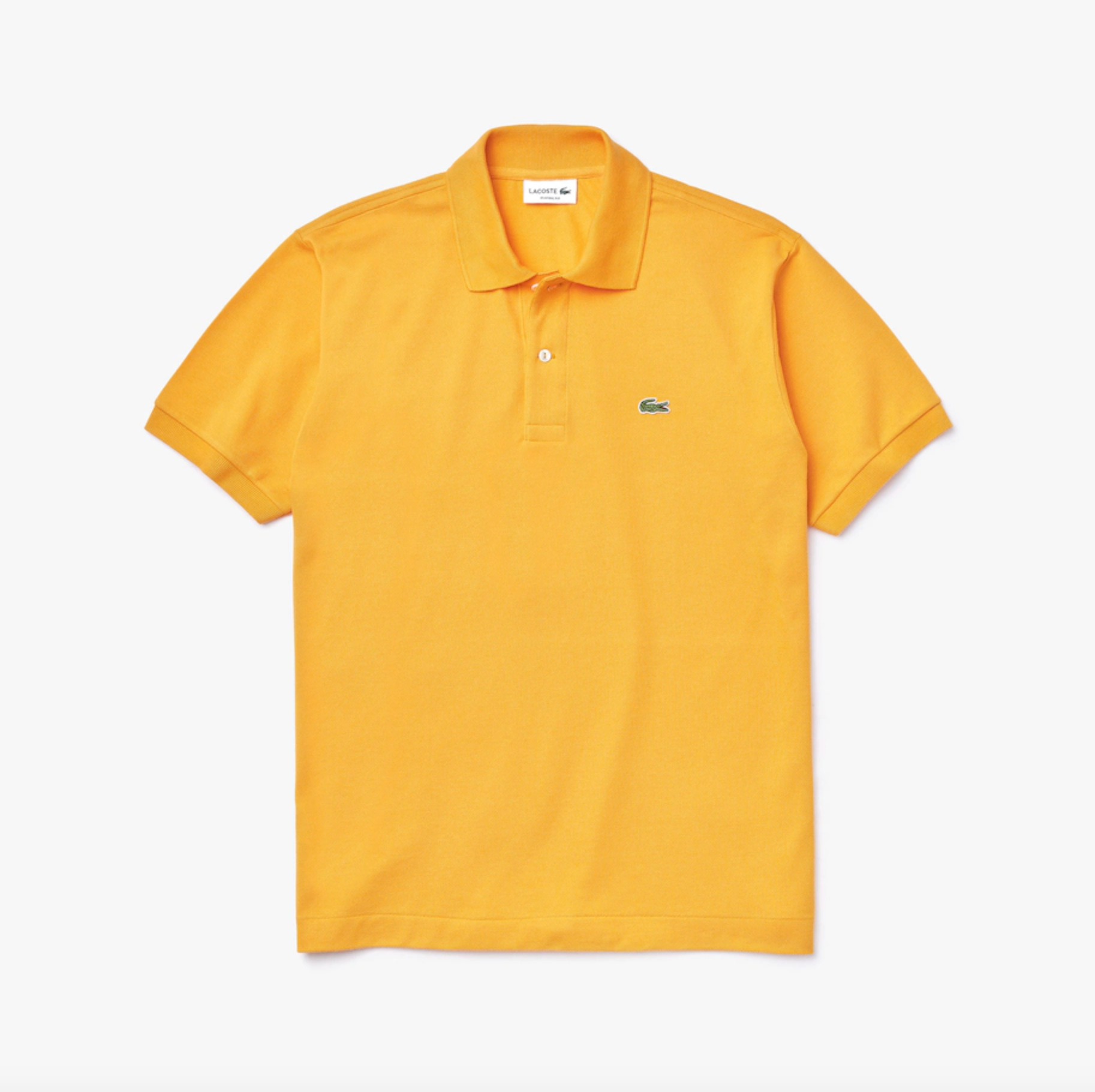 Polo Lacoste Classic Fit L.12.12 di taglio classico in petit piqué / Arancione - Ideal Moda
