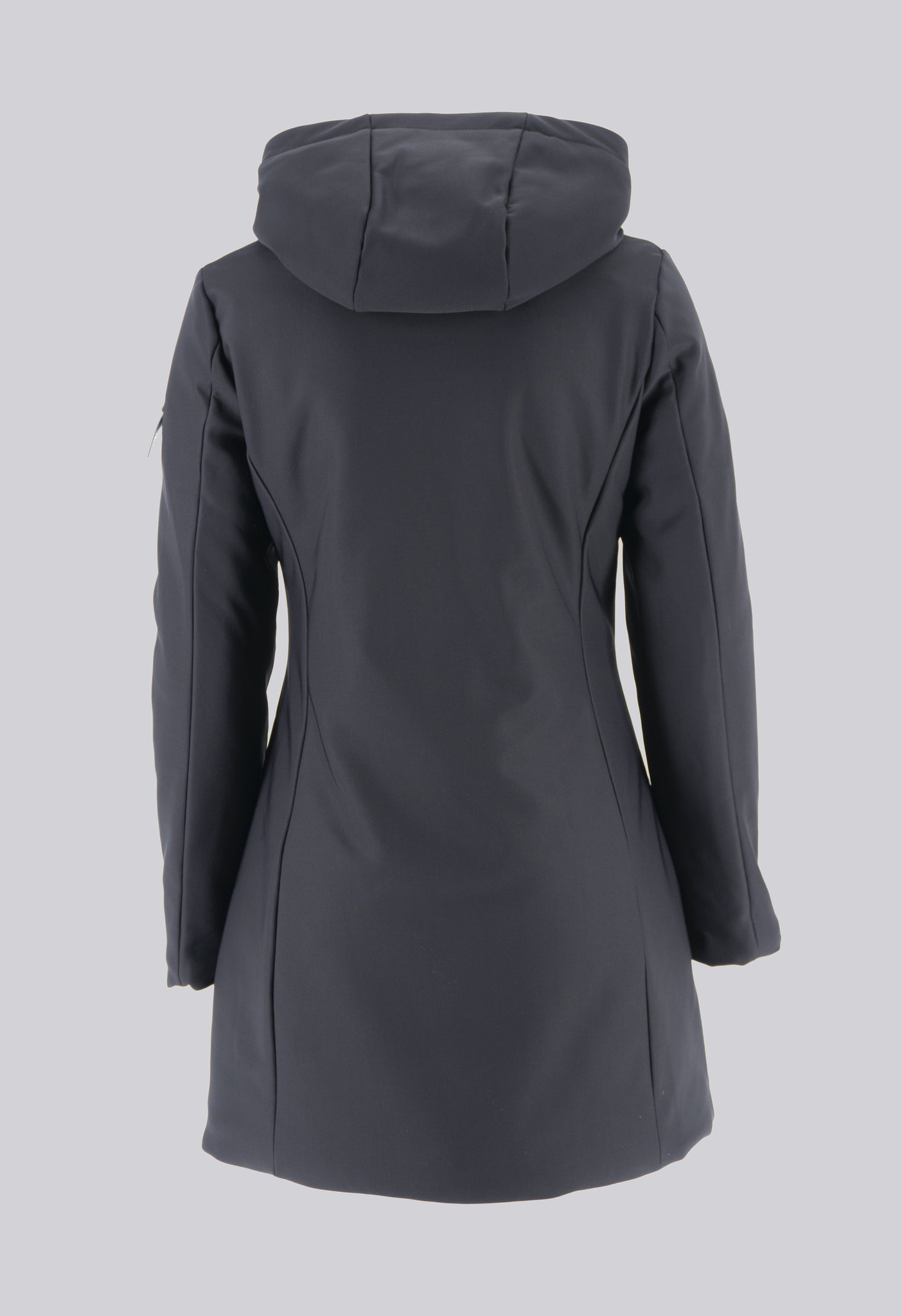 Giubbotto con Collo in Nylon / Nero - Ideal Moda