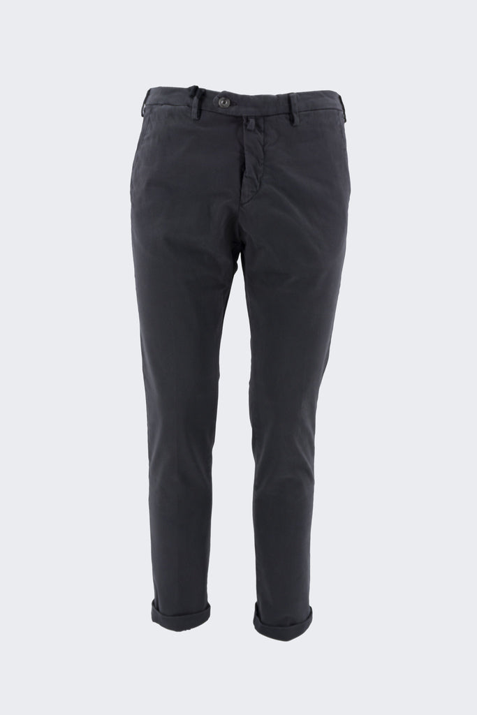Pantalone Chino in Cotone / Grigio - Ideal Moda