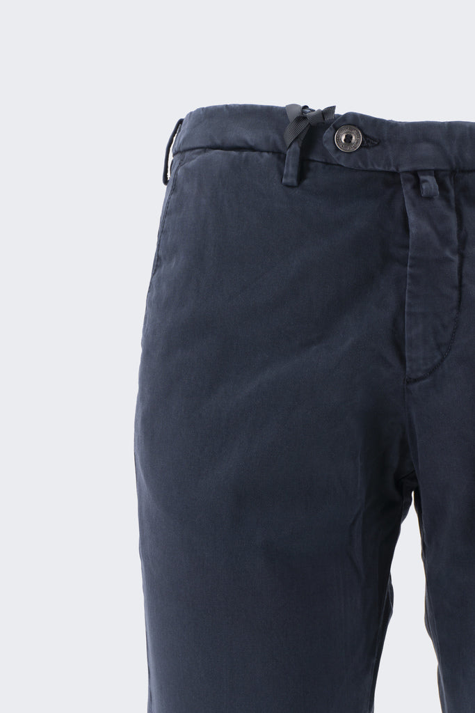 Pantalone Chino in Cotone / Blu - Ideal Moda
