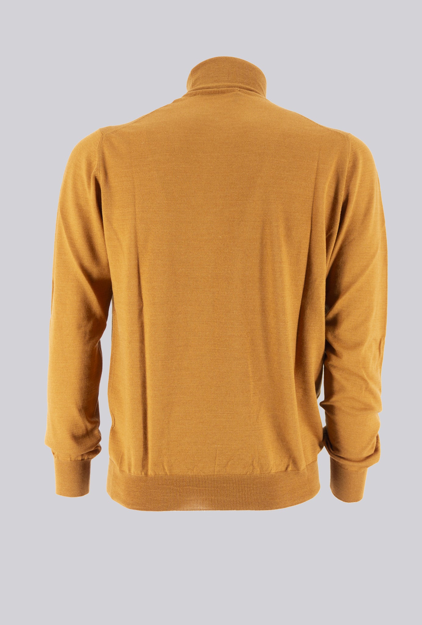 Maglia Collo Alto in Seta / Beige - Ideal Moda