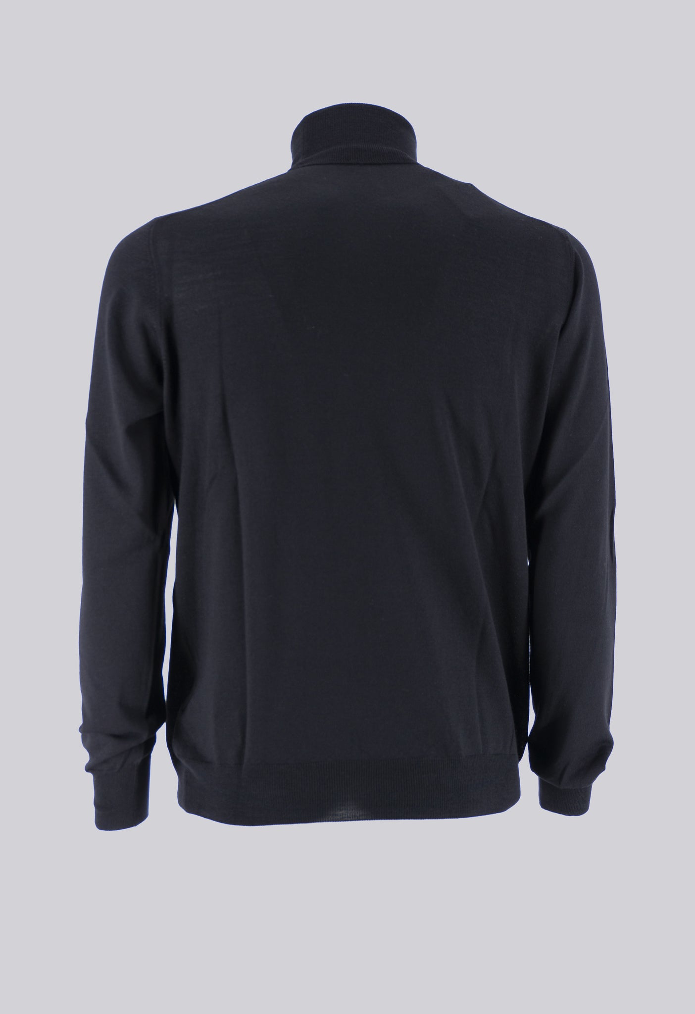 Maglia Collo Alto in Seta / Nero - Ideal Moda