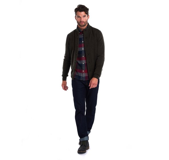 Maglione con Cerniera Lampo / Verde - Ideal Moda