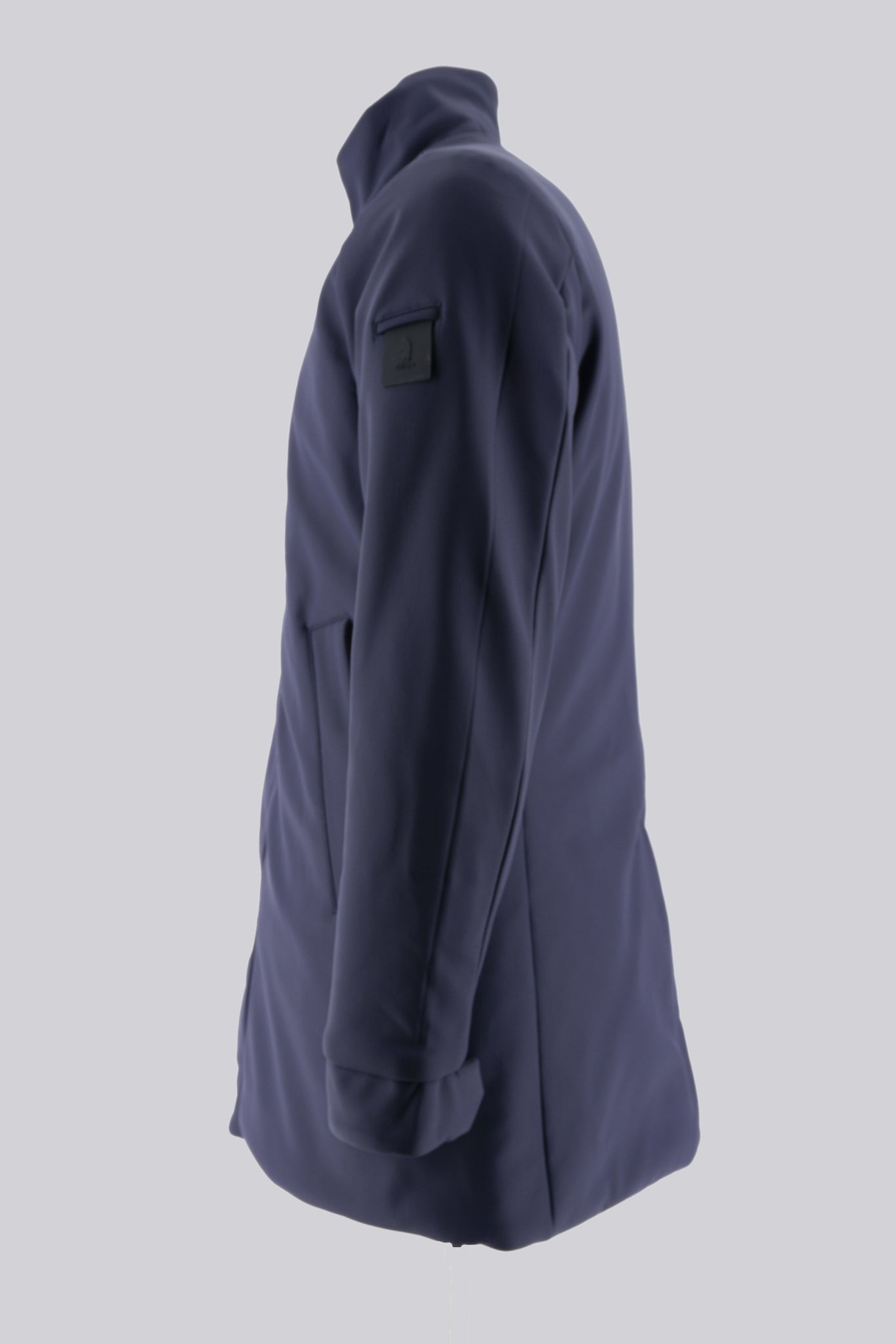 Giubbotto con Collo in Nylon / Blu - Ideal Moda