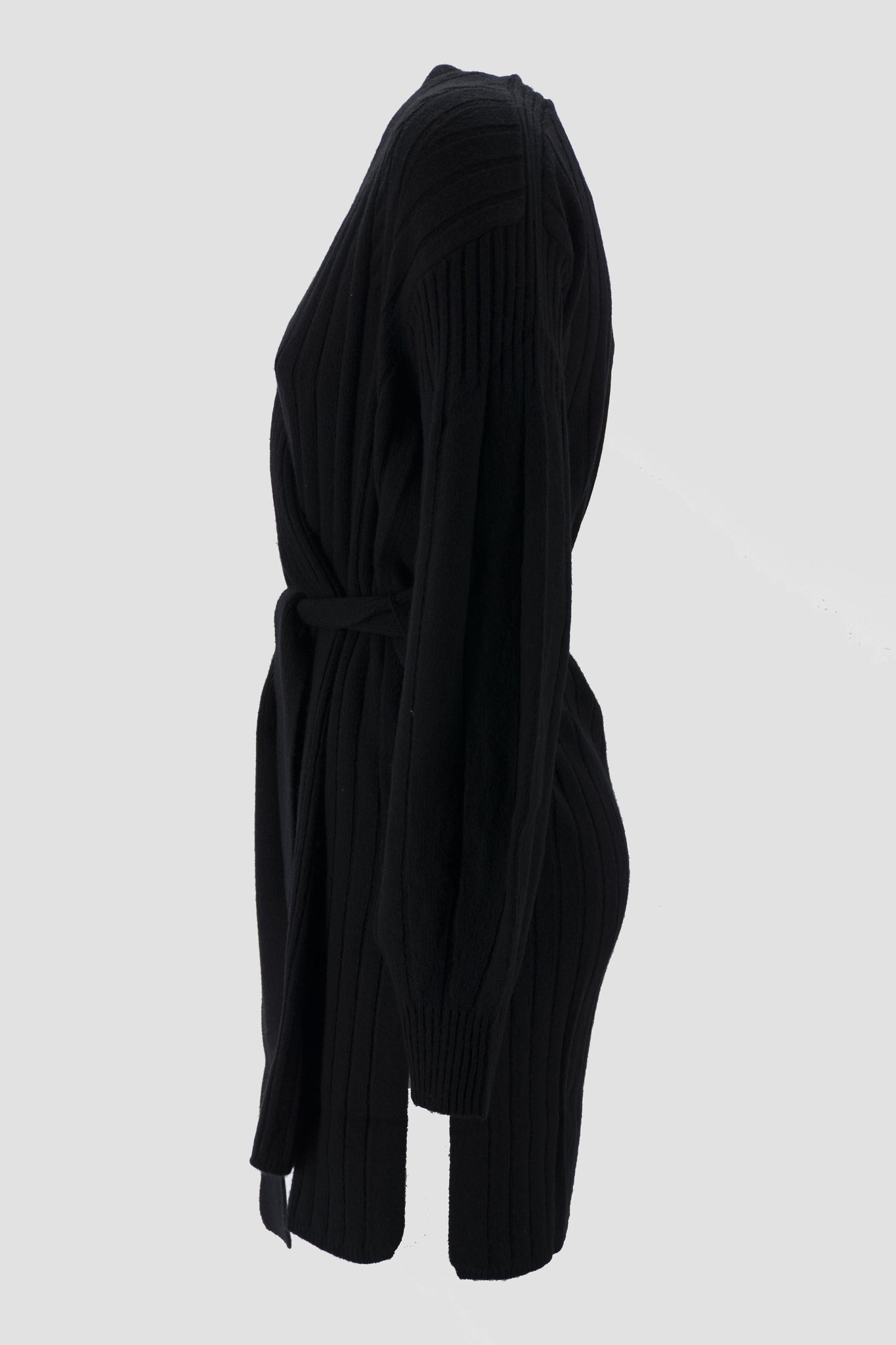 Maglia con Cintura / Nero - Ideal Moda