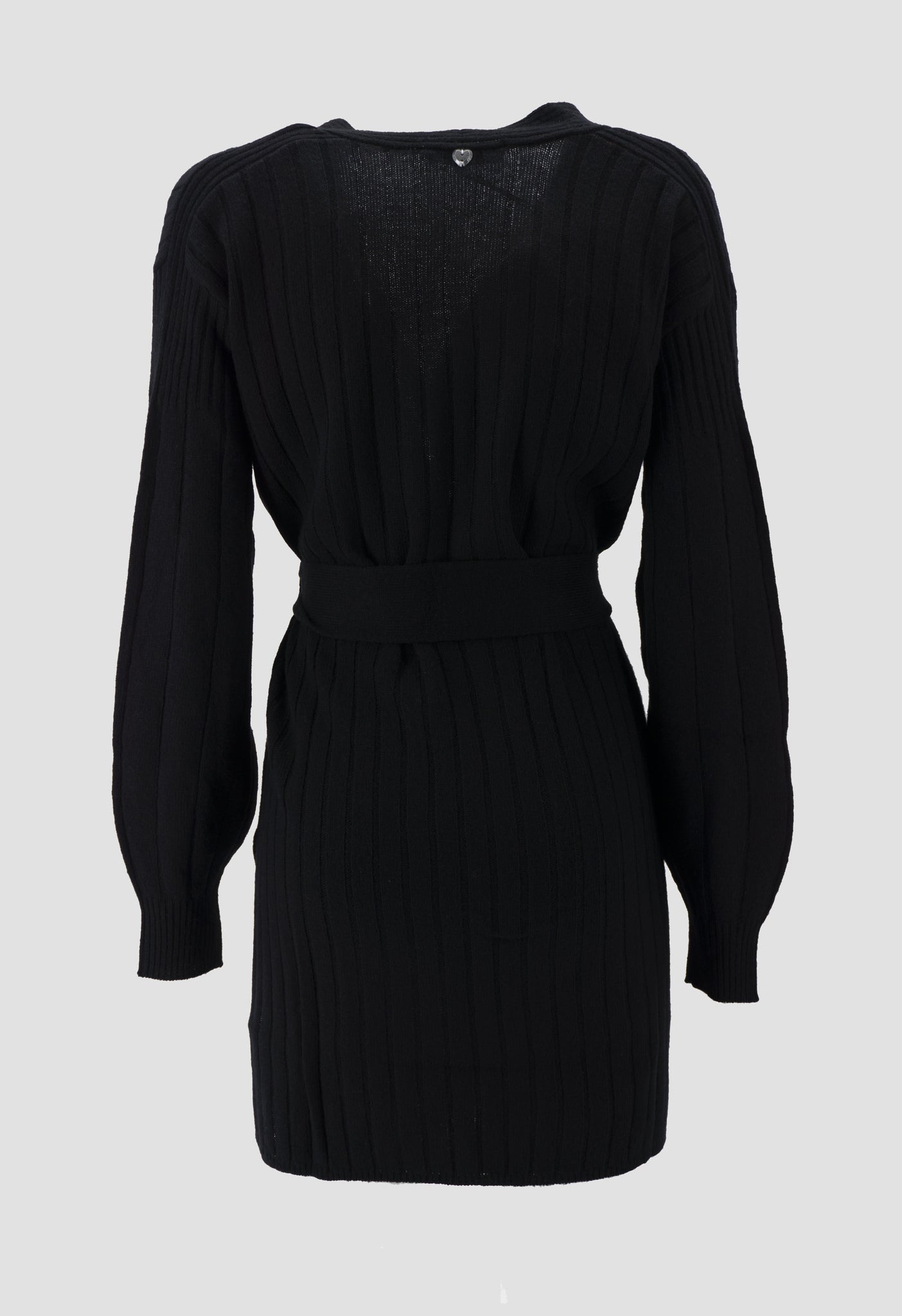 Maglia con Cintura / Nero - Ideal Moda
