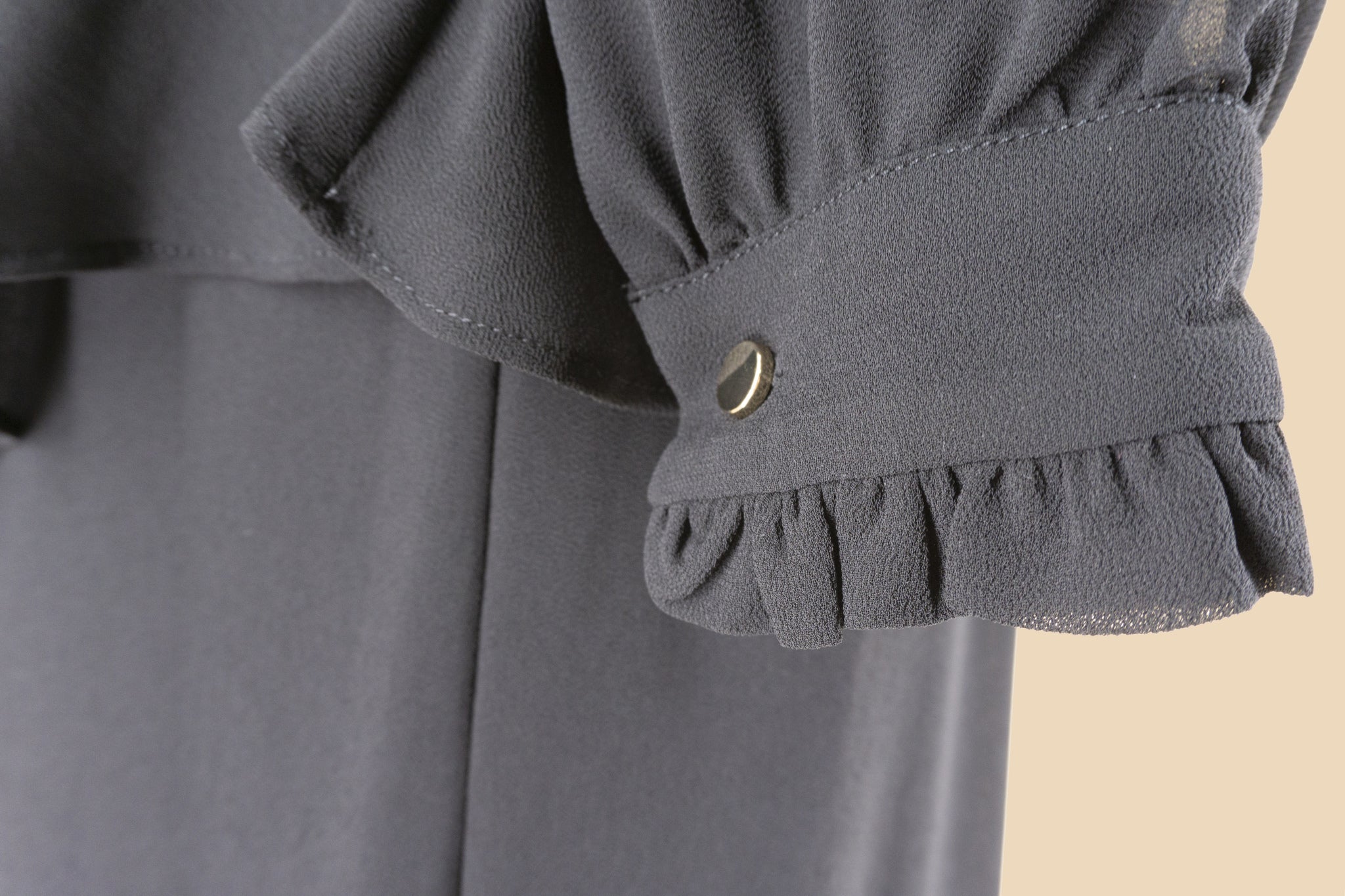 Abito con Cintura / Nero - Ideal Moda