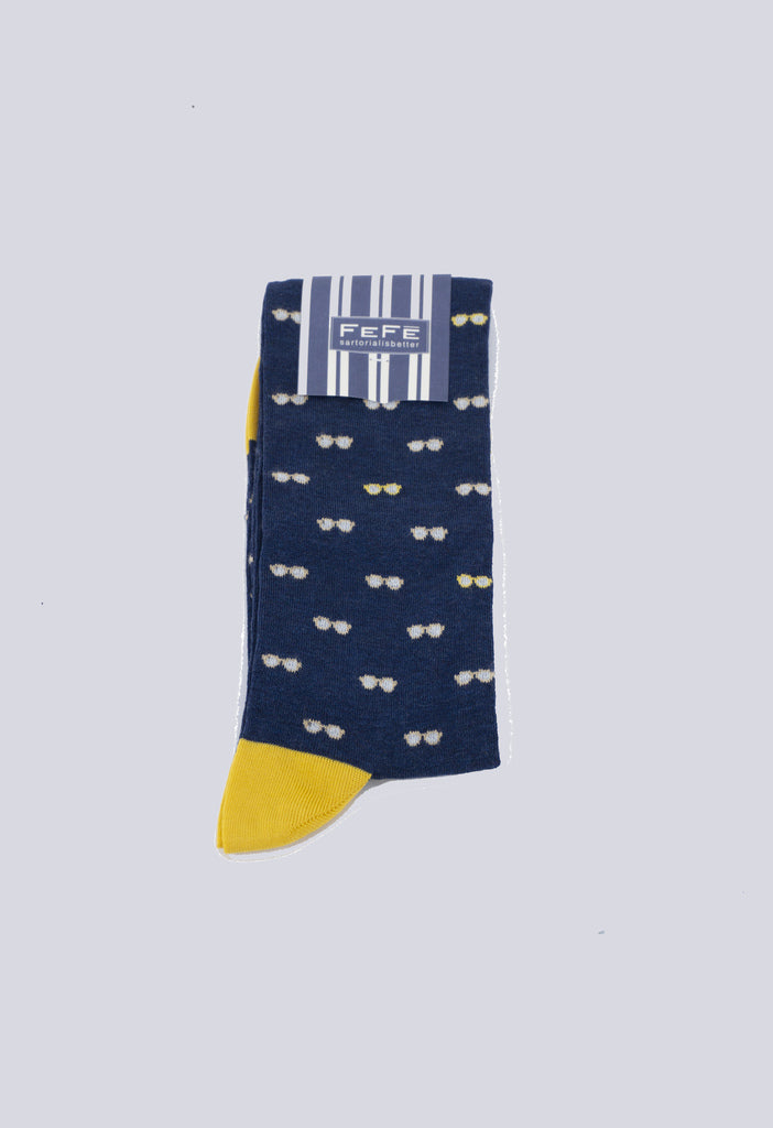 Calzino Uomo in Cotone / Blu - Ideal Moda