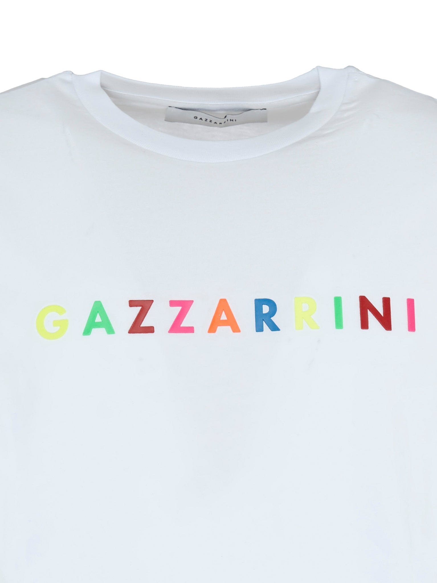 T-shirt bianca in cotone con stampa / Bianco - Ideal Moda