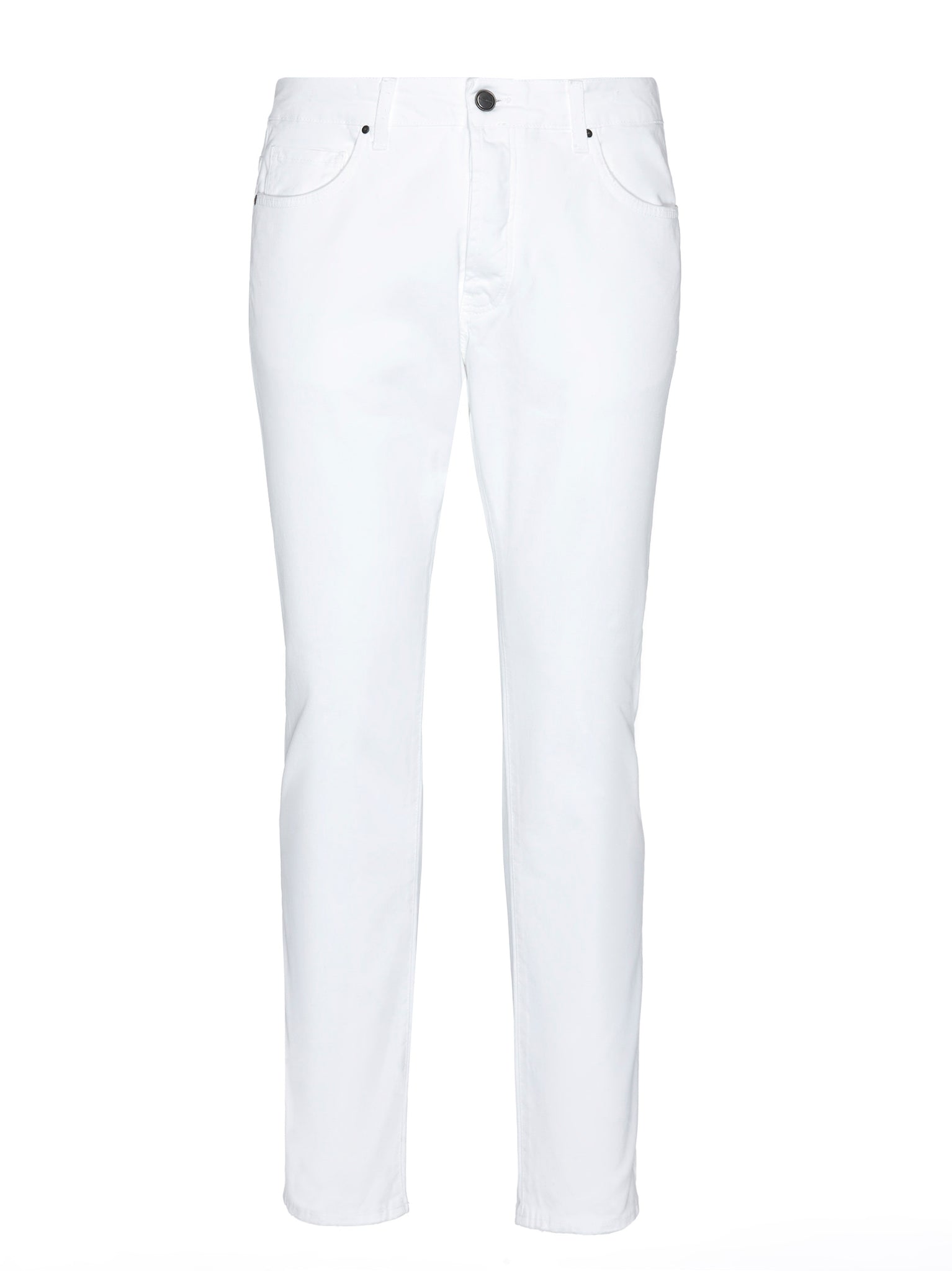 Jeans slim bianchi in cotone / Bianco - Ideal Moda