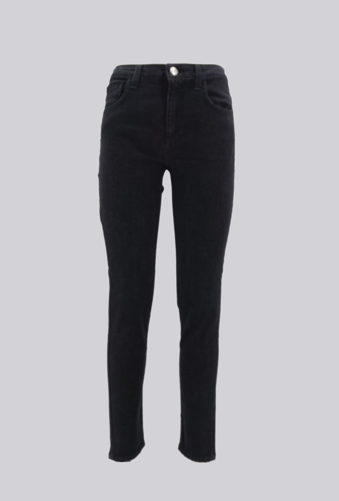 Pantalone skinny a vita alta / Nero - Ideal Moda
