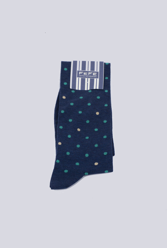Calzino Uomo in Cotone / Blu - Ideal Moda