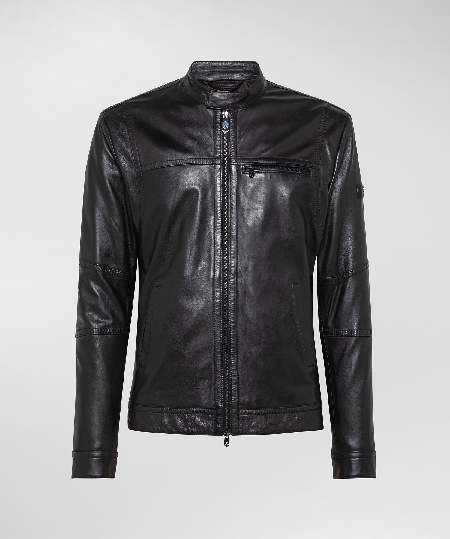 Giacca Biker in Nappa / Nero - Ideal Moda