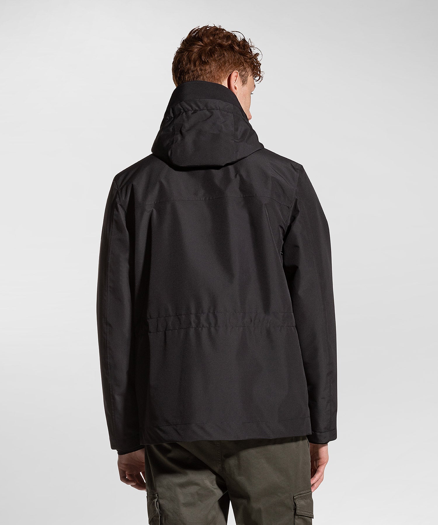 Field Jacket Antipioggia e Antivento / Nero - Ideal Moda
