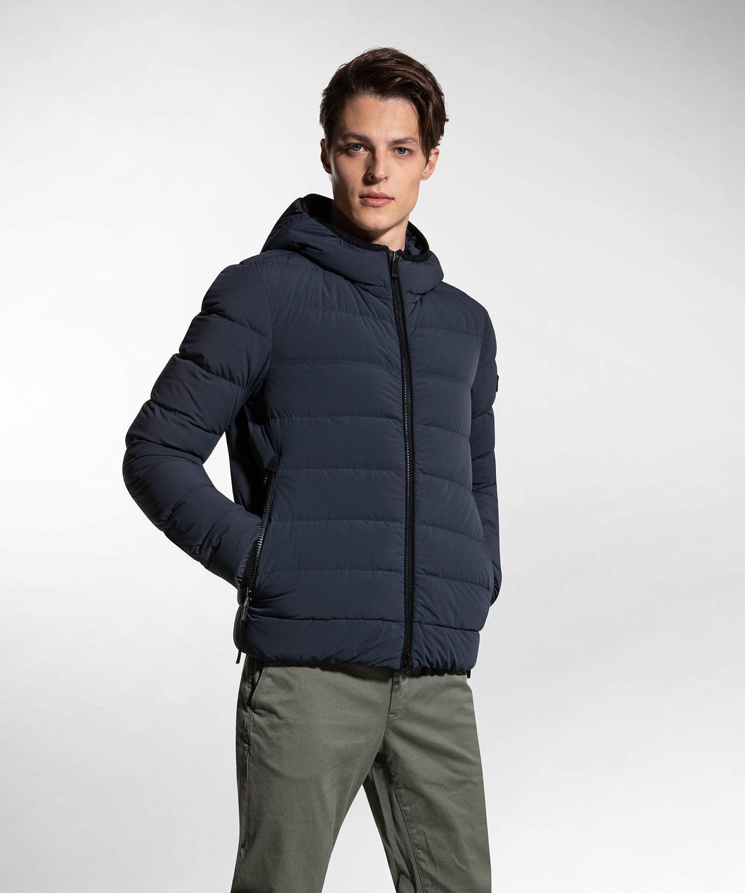 Comfort Active Down Jacket / Blu - Ideal Moda