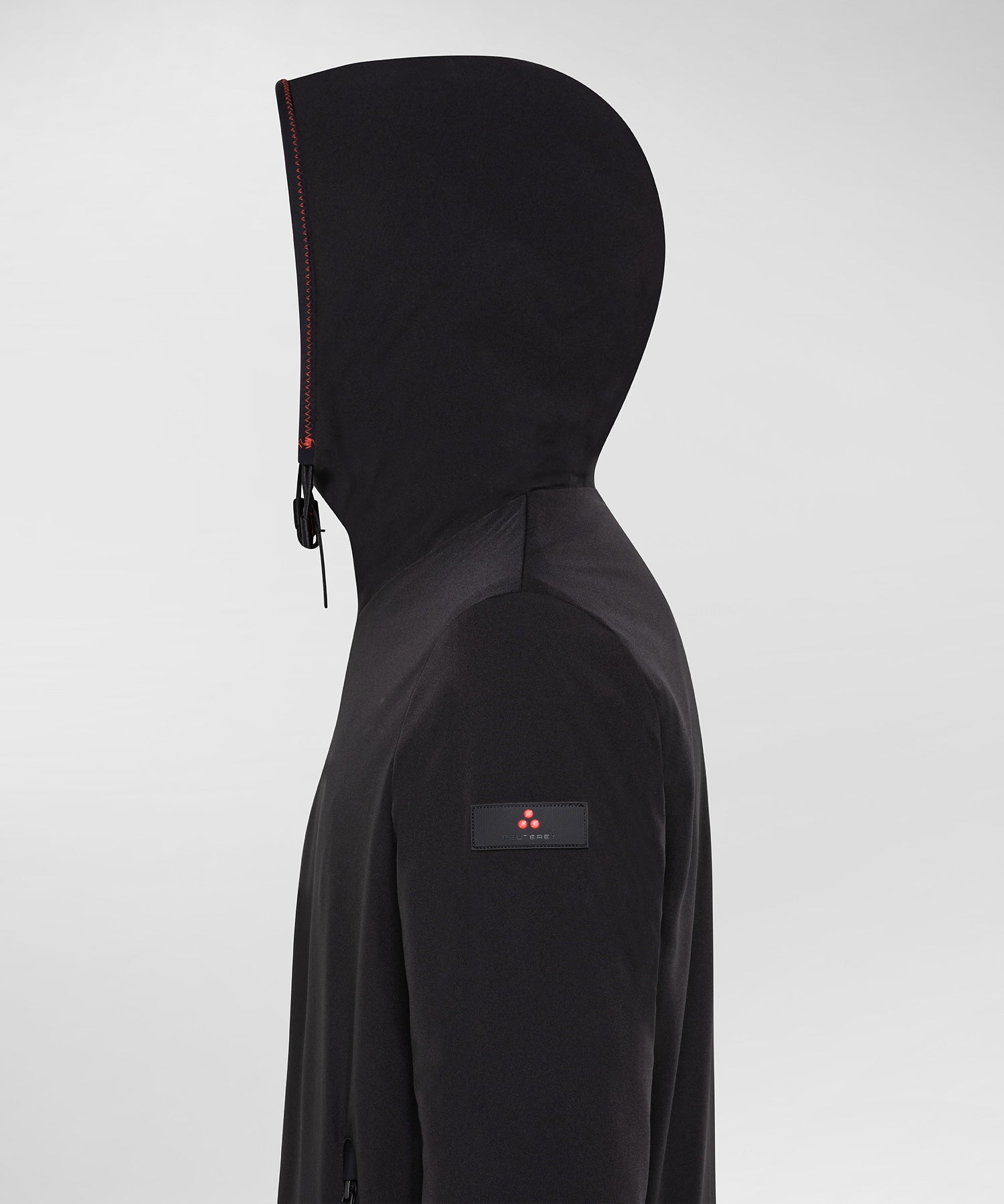 Piumino Liscio con Armatura Ripstop / Nero - Ideal Moda