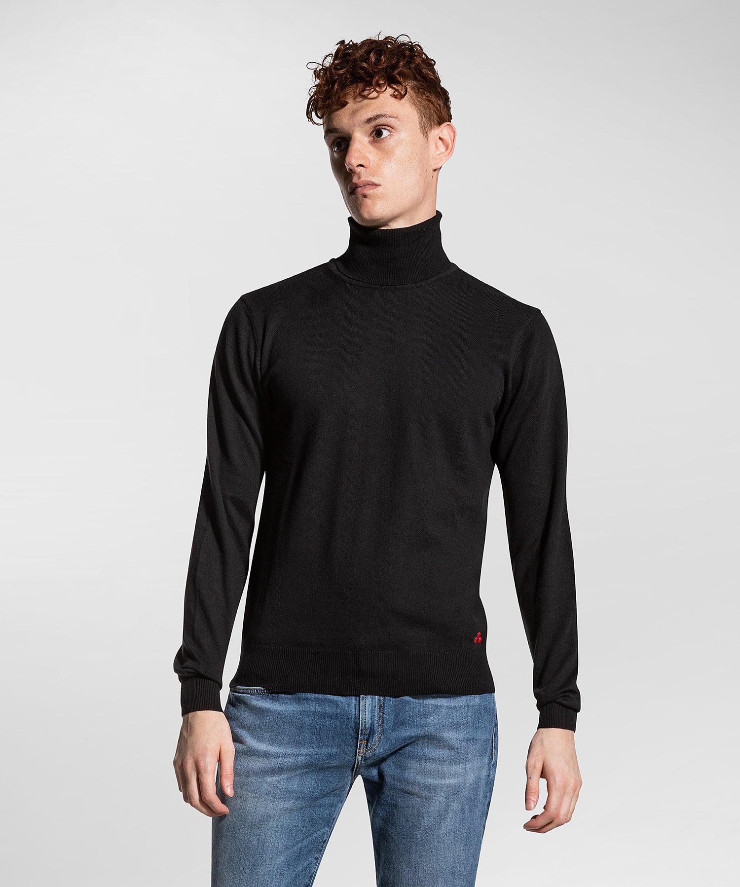 Maglia Tricot Cotone e Lana / Nero - Ideal Moda
