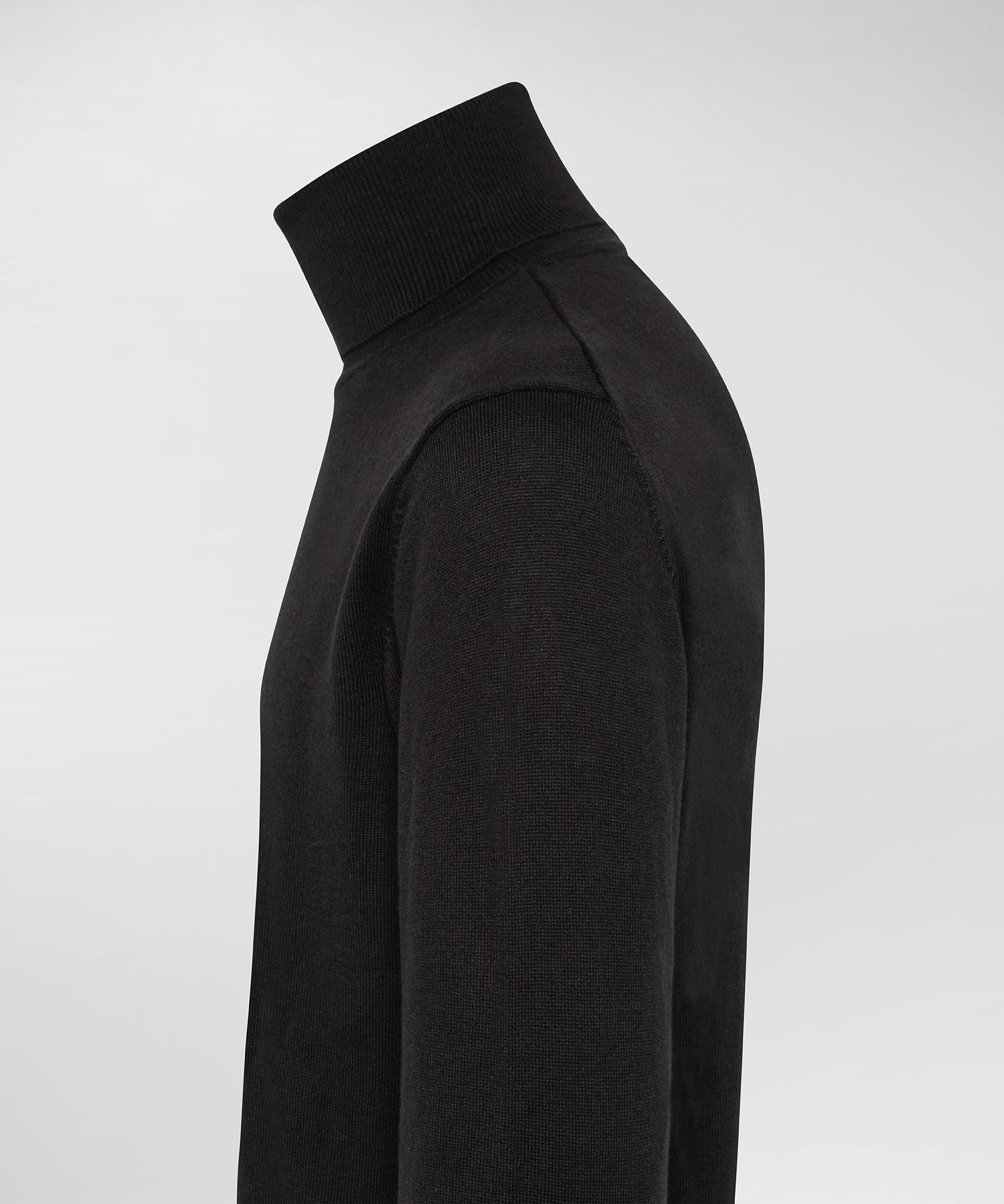 Maglia Tricot Cotone e Lana / Nero - Ideal Moda