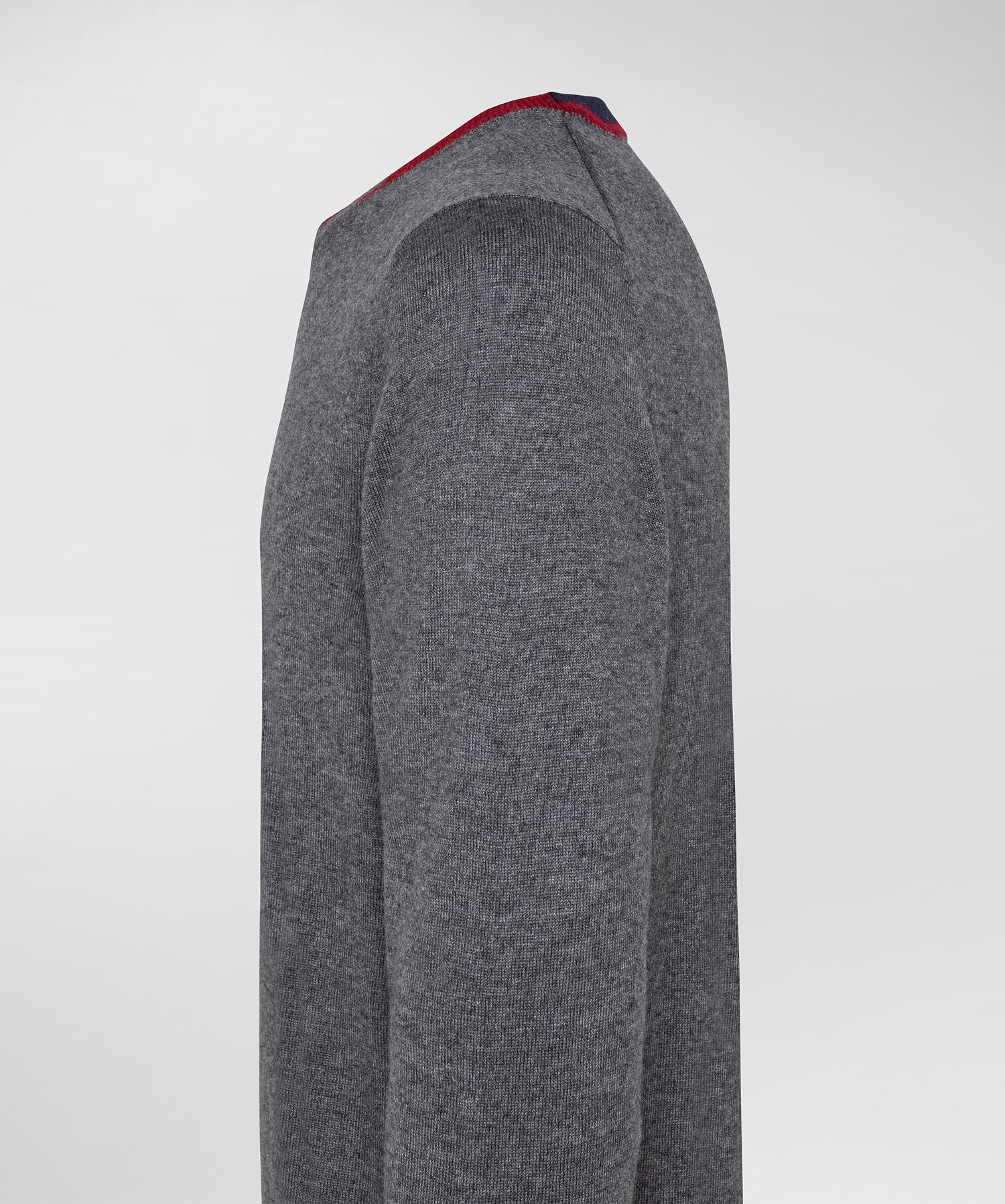 Maglia Slim in Misto lana / Grigio - Ideal Moda