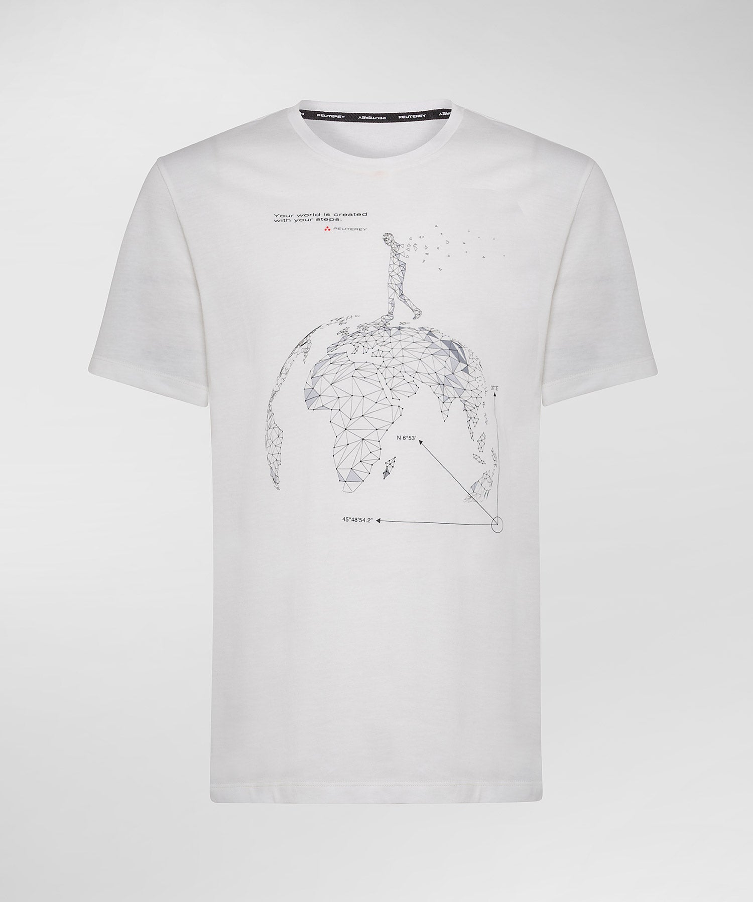 T-shirt con stampa serigrafica / Bianco - Ideal Moda