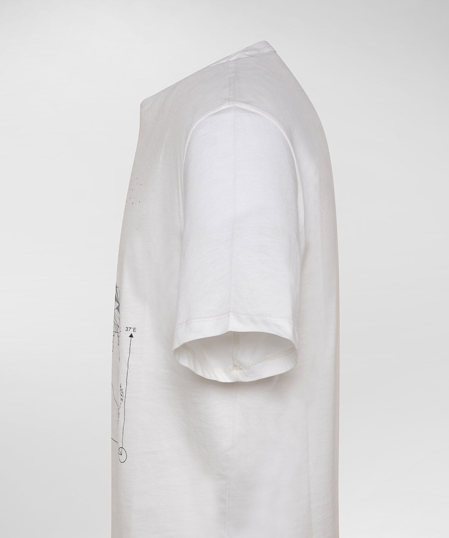 T-shirt con stampa serigrafica / Bianco - Ideal Moda