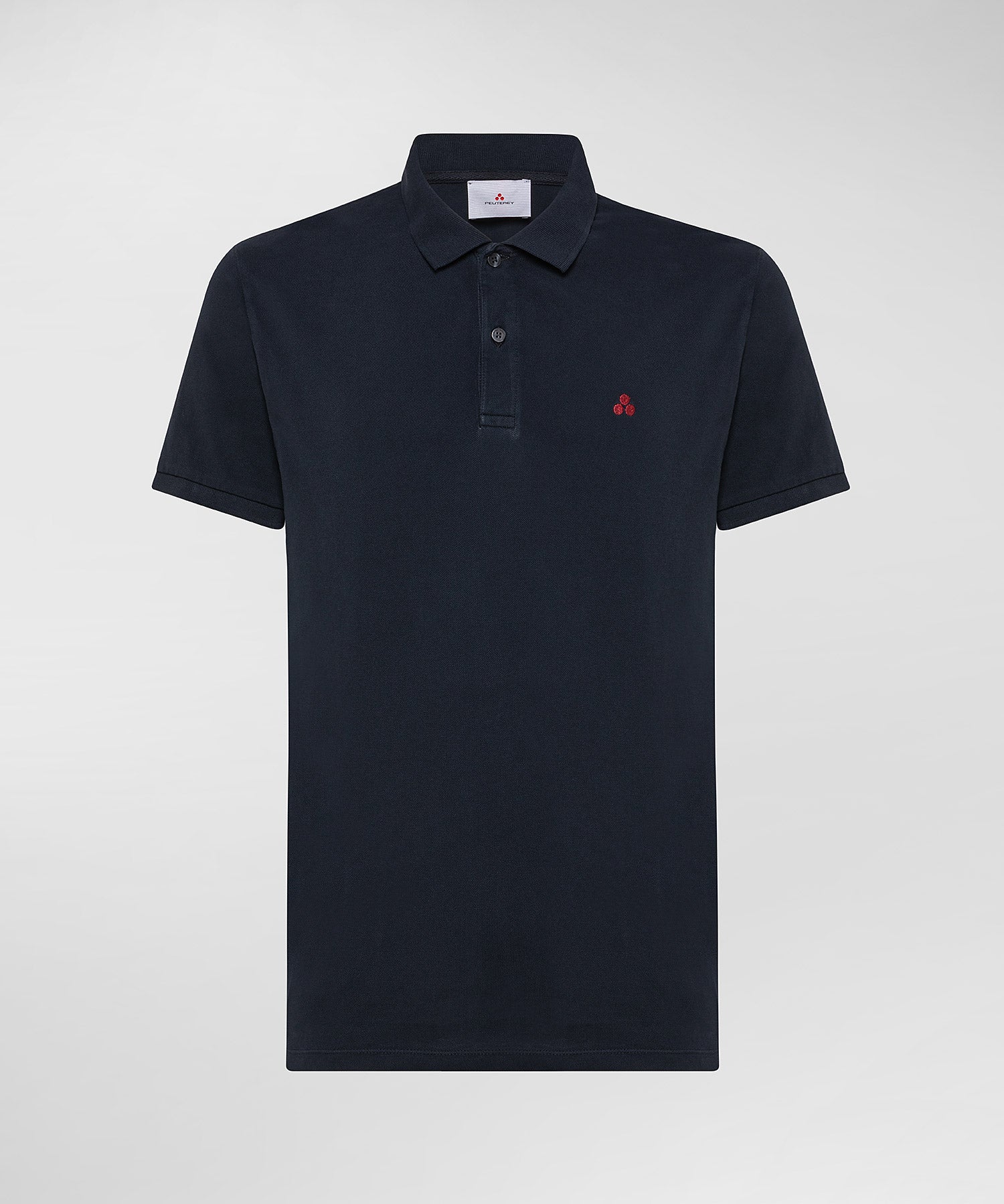 Polo in cotone stretch / Blu - Ideal Moda