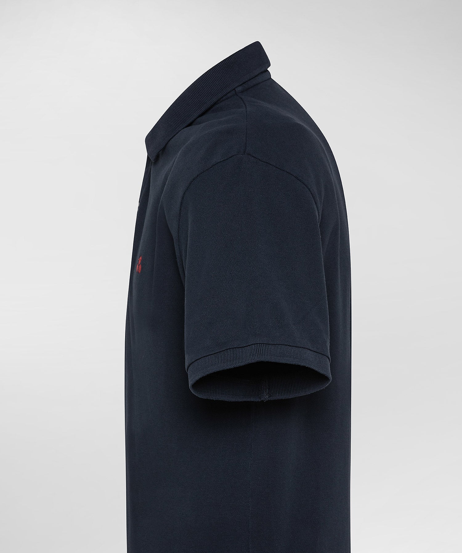 Polo in cotone stretch / Blu - Ideal Moda