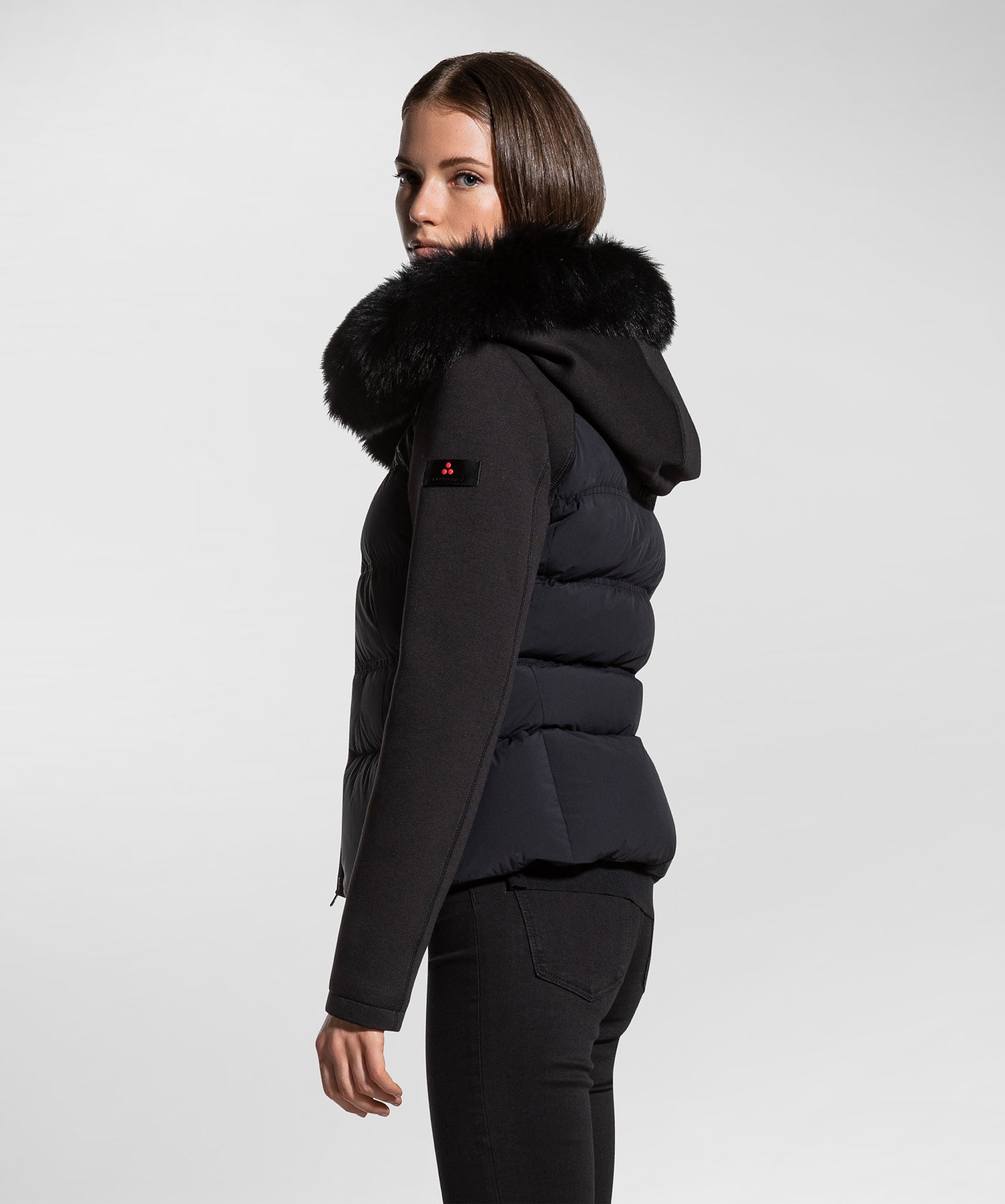 Piumino Bistretch e Slim / Nero - Ideal Moda