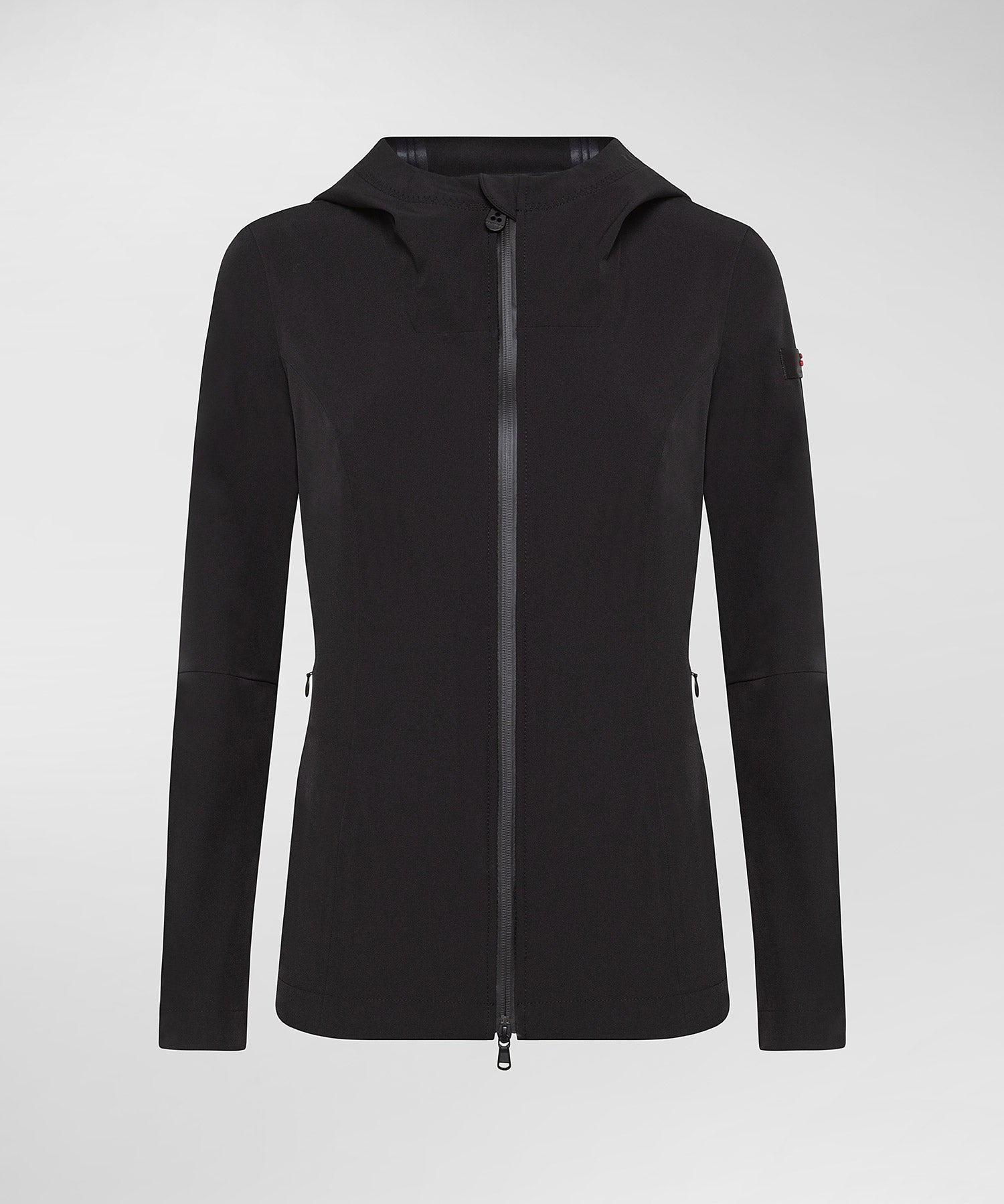 Felpa in tessuto accoppiato / Nero - Ideal Moda