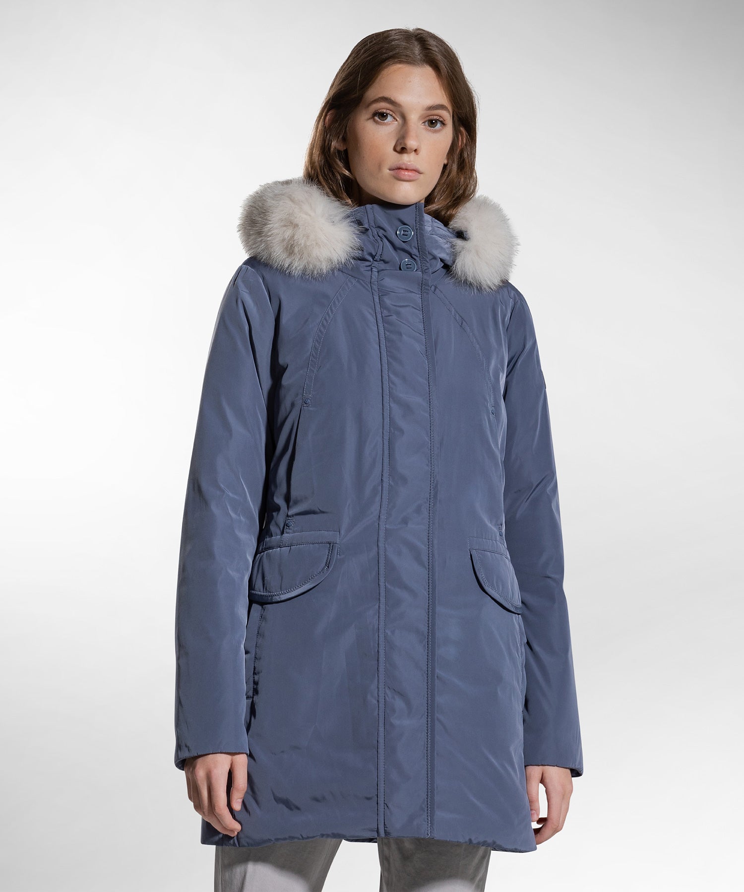 REGINA SA 02 FUR / Blu - Ideal Moda