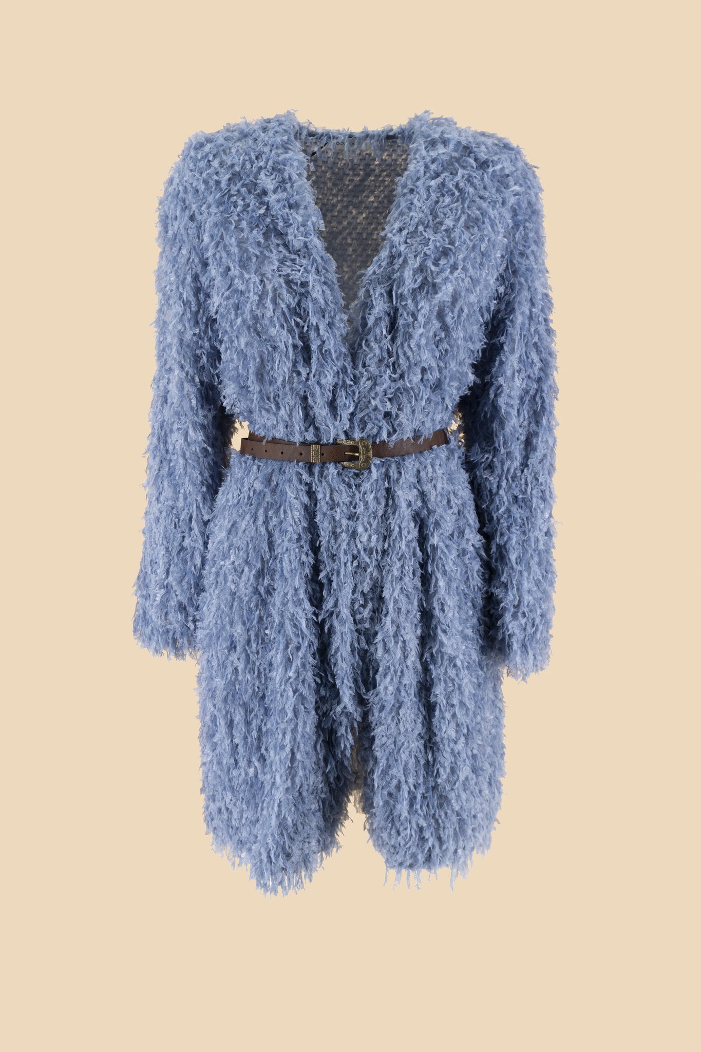 Maglia Cardigan / Azzurro - Ideal Moda