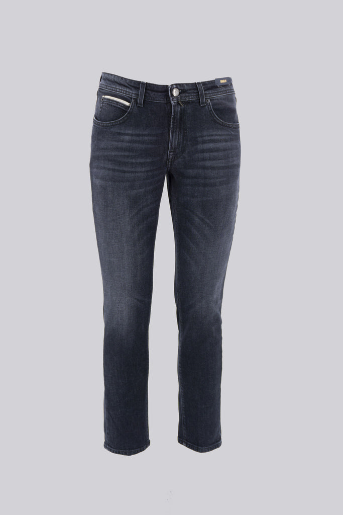 Jeans 5 Tasche / Grigio - Ideal Moda