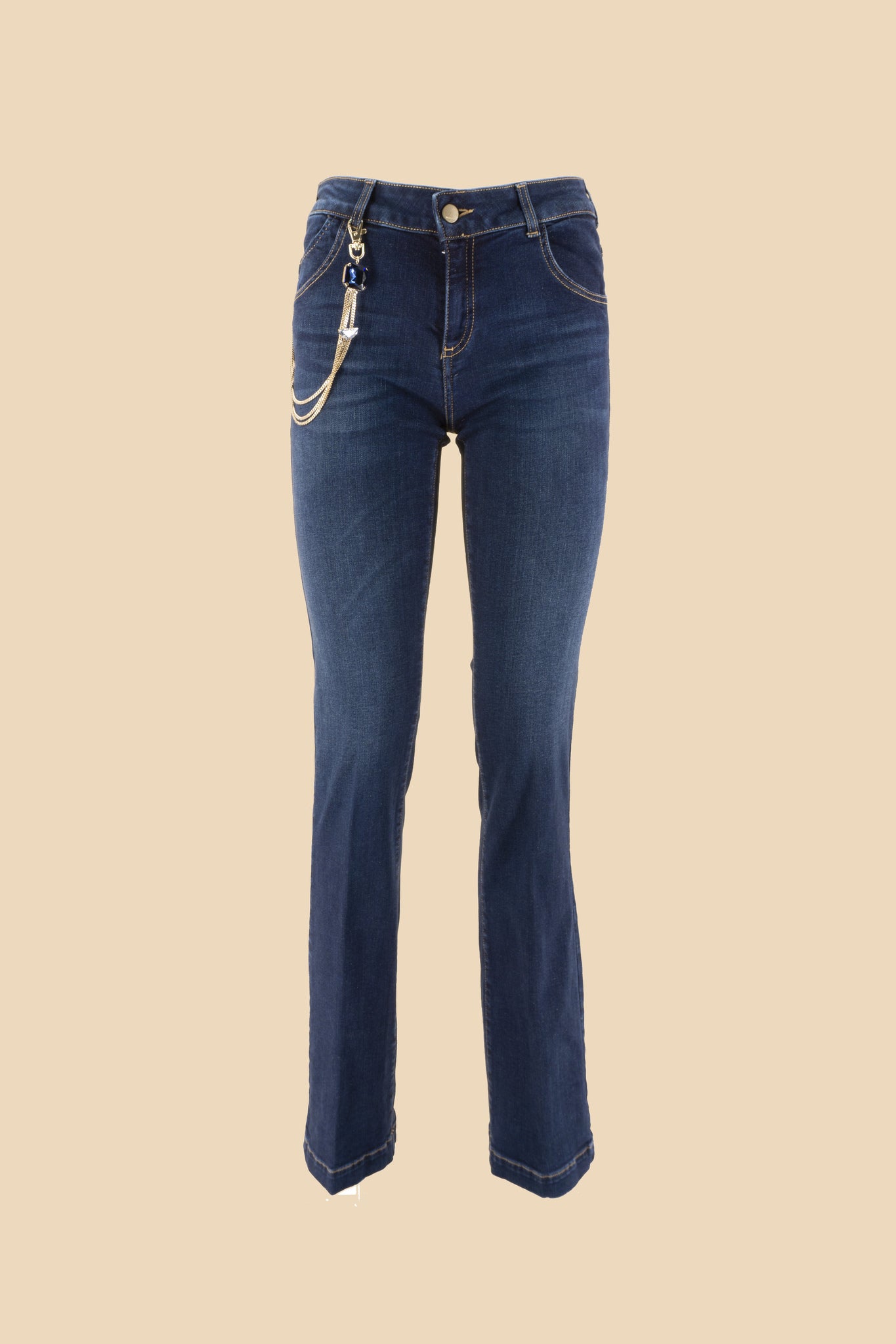Jeans con Accessorio / Jeans - Ideal Moda
