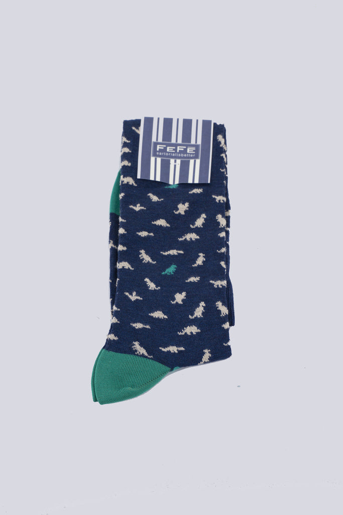 Calzino Uomo in Cotone / Blu - Ideal Moda