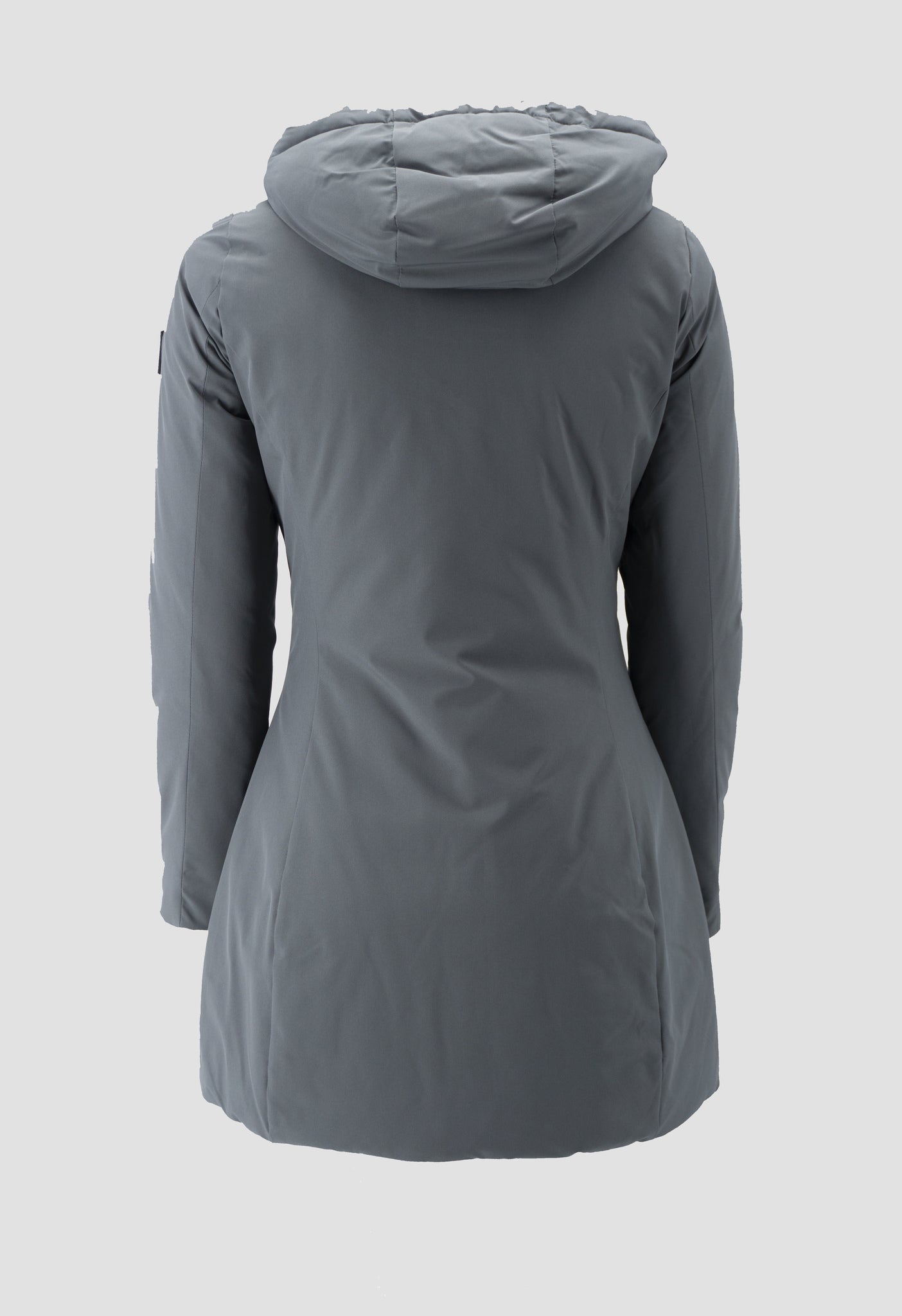 Piumino Lungo Reversibile / Grigio - Ideal Moda