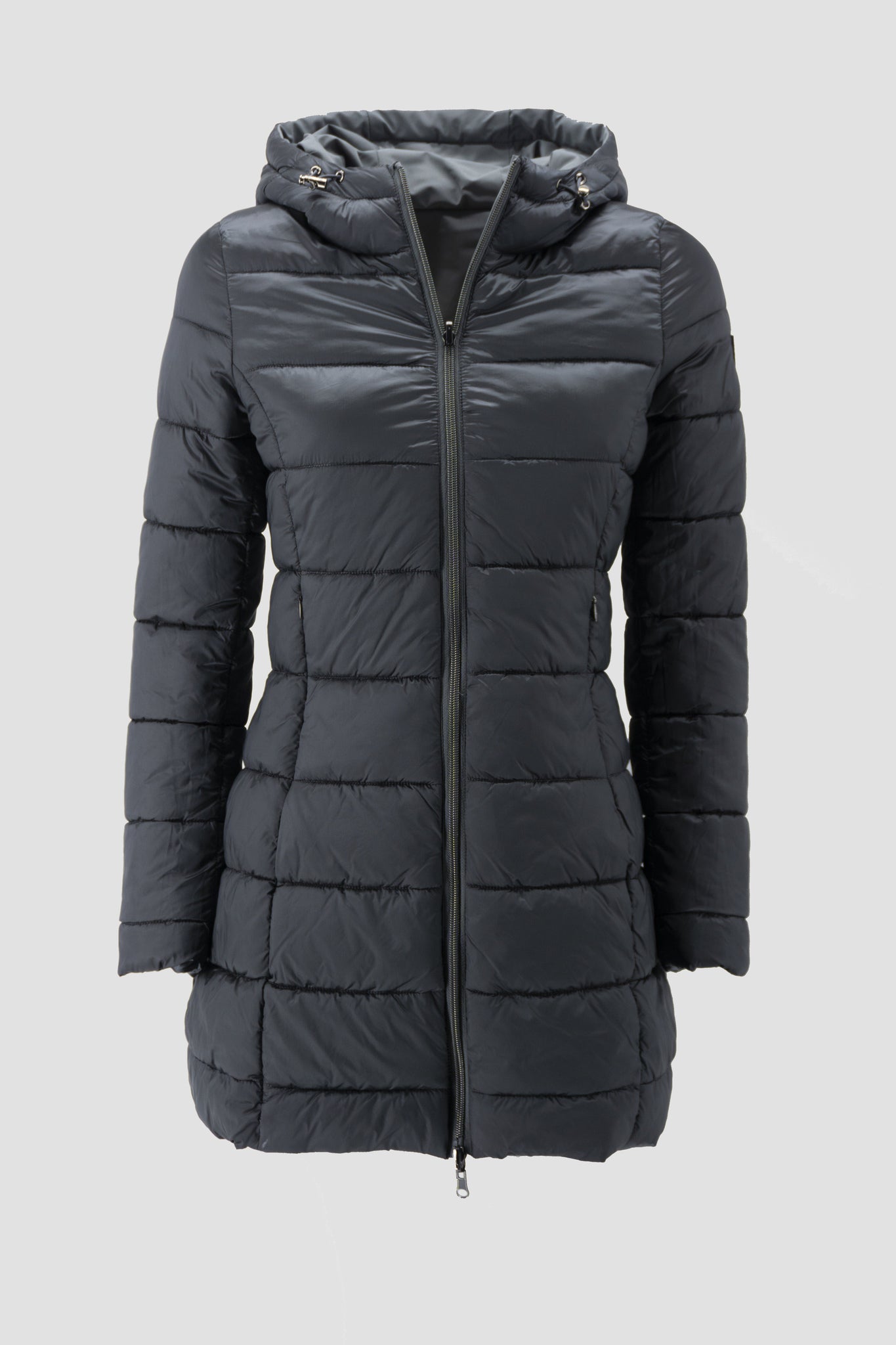 Piumino Lungo Reversibile / Grigio - Ideal Moda