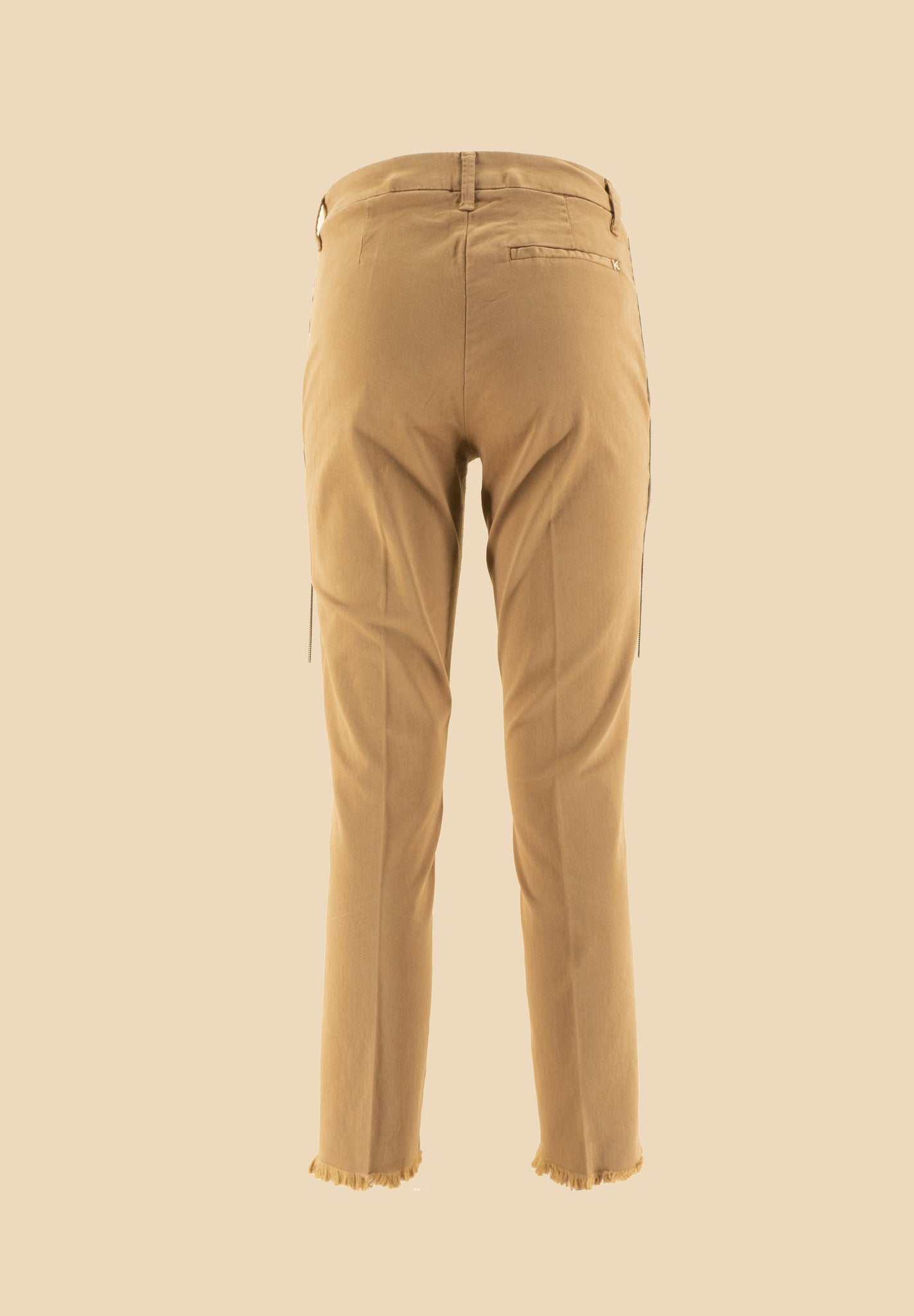 Pantalone con Applicazione / Beige - Ideal Moda