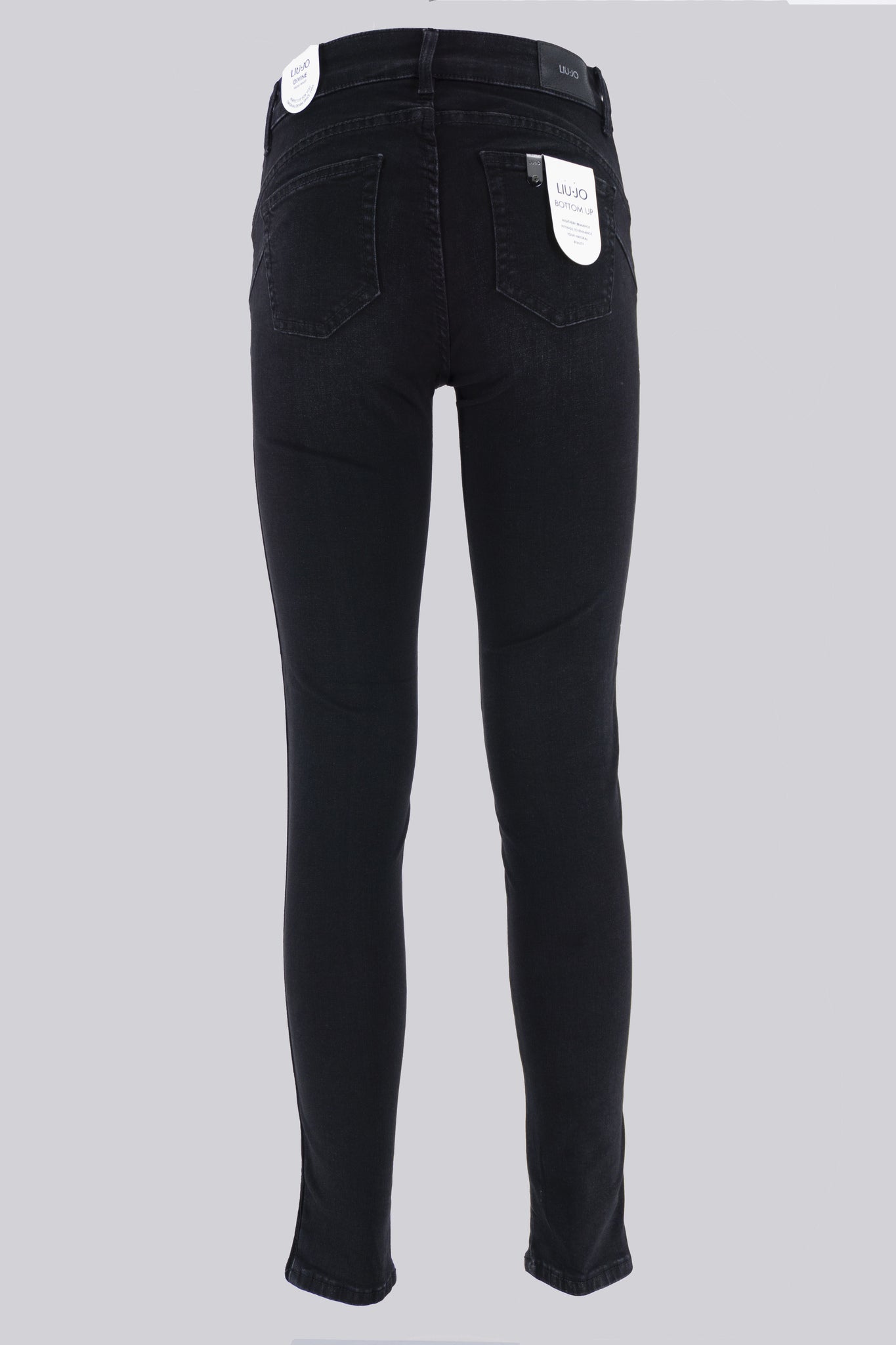 Jeans Nero Bottom Up / Nero - Ideal Moda