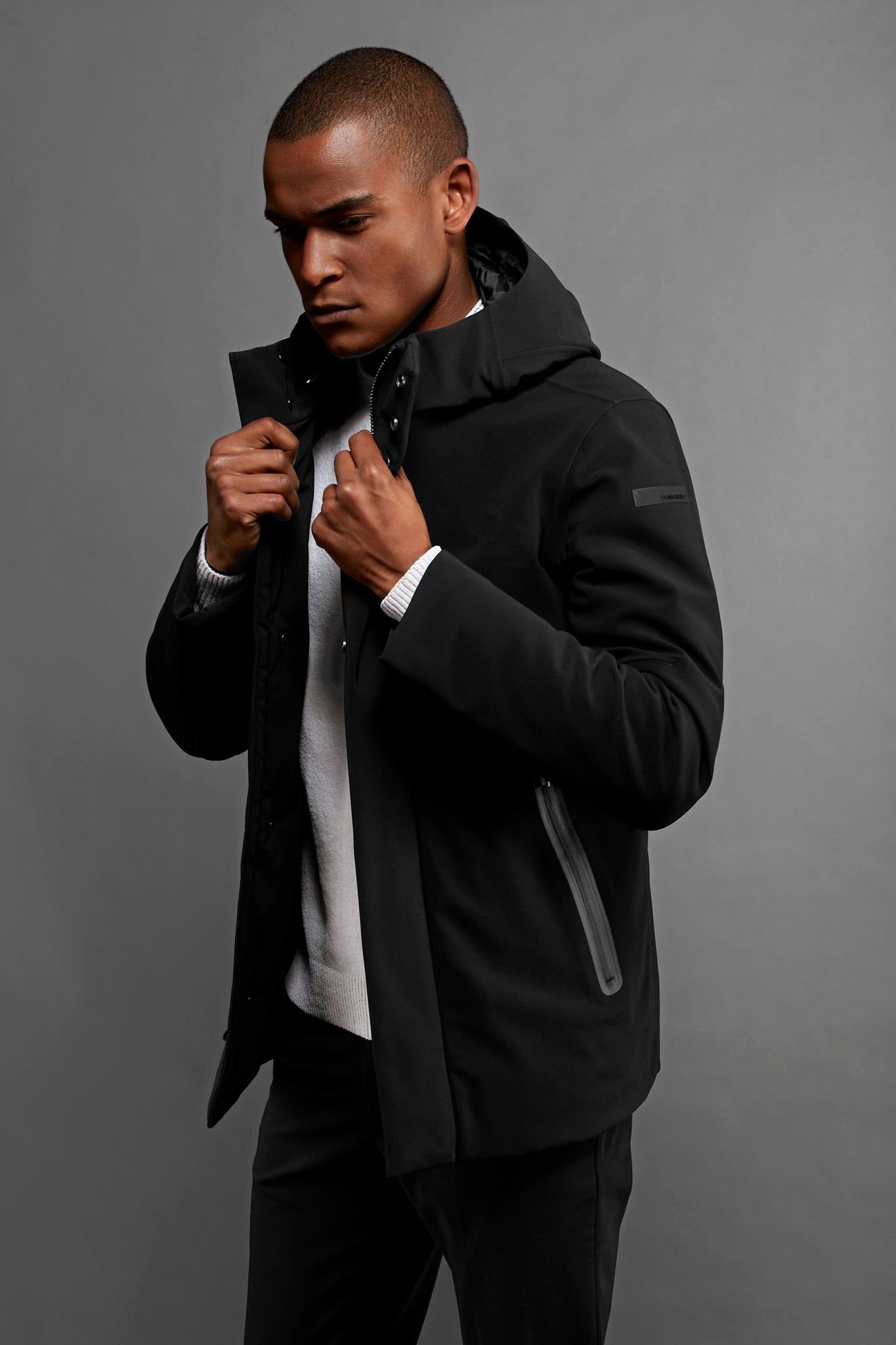 Giubbotto Winter Parka MDM / Nero - Ideal Moda
