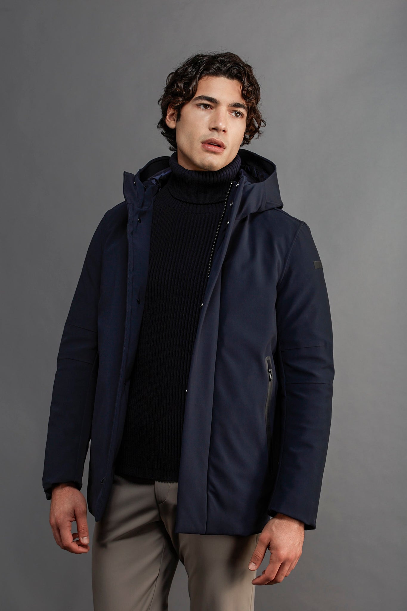 Giubbotto Winter Parka MDM / Blu - Ideal Moda