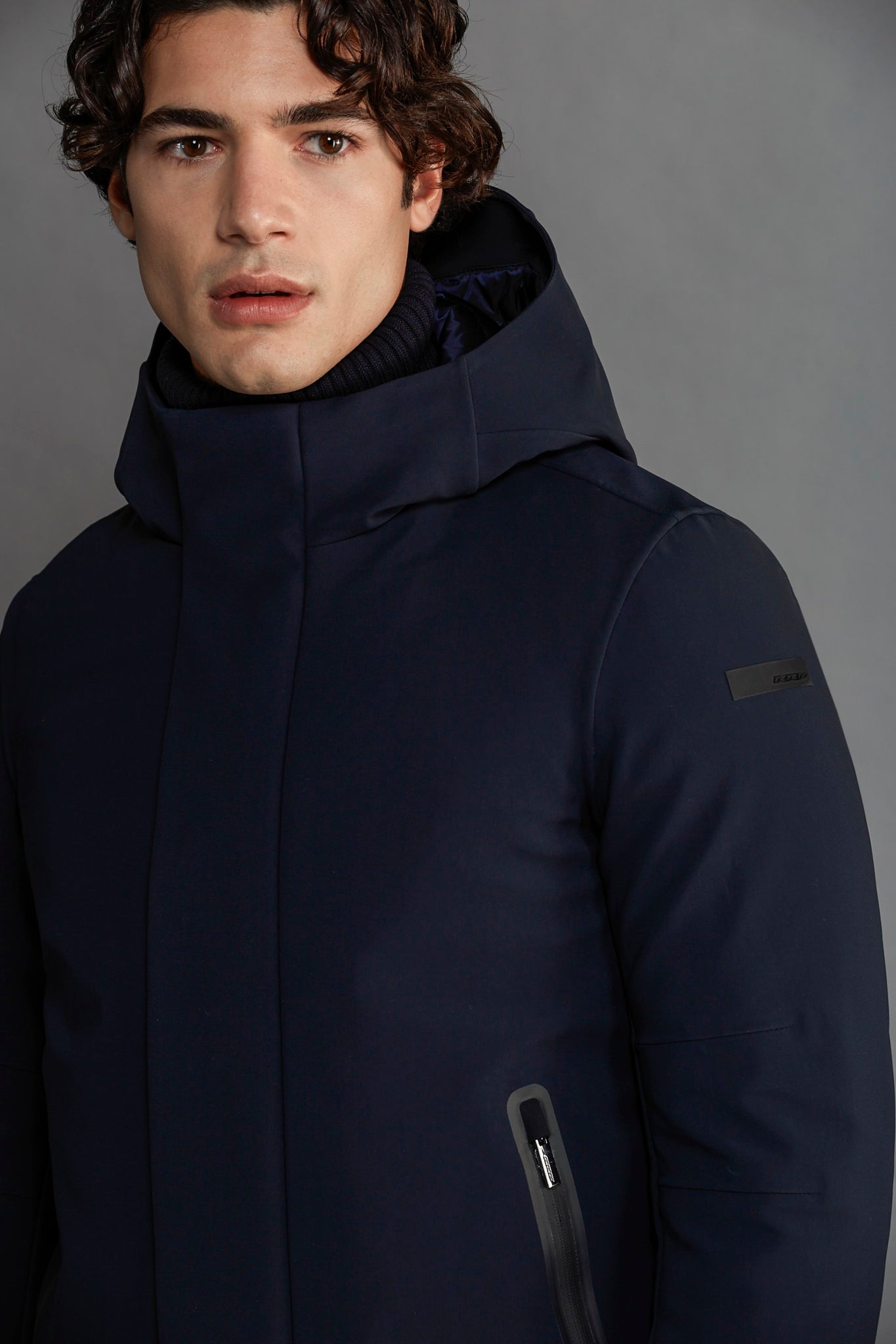 Giubbotto Winter Parka MDM / Blu - Ideal Moda